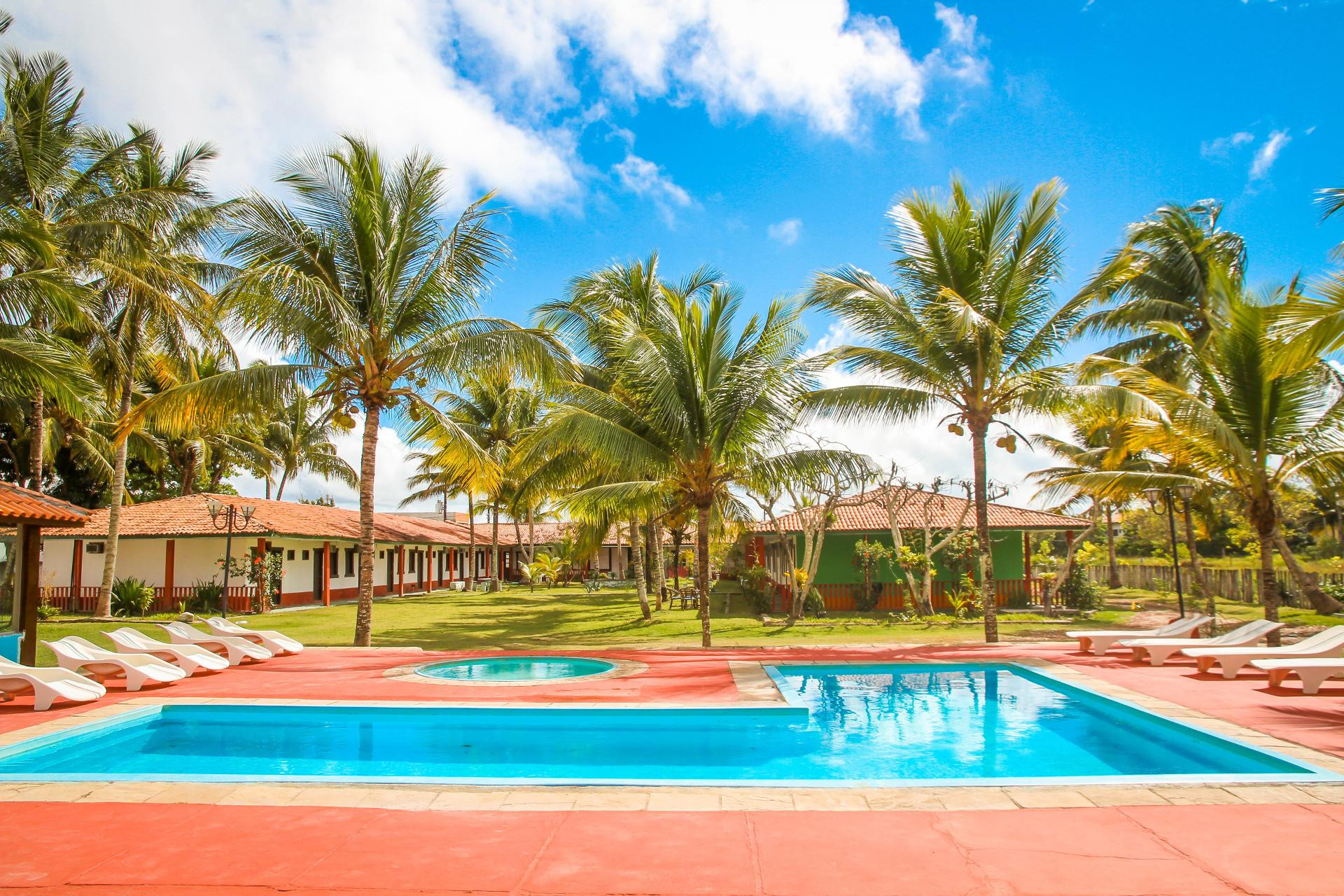 Vista Piscina Morada dos Coqueiros Praia Hotel