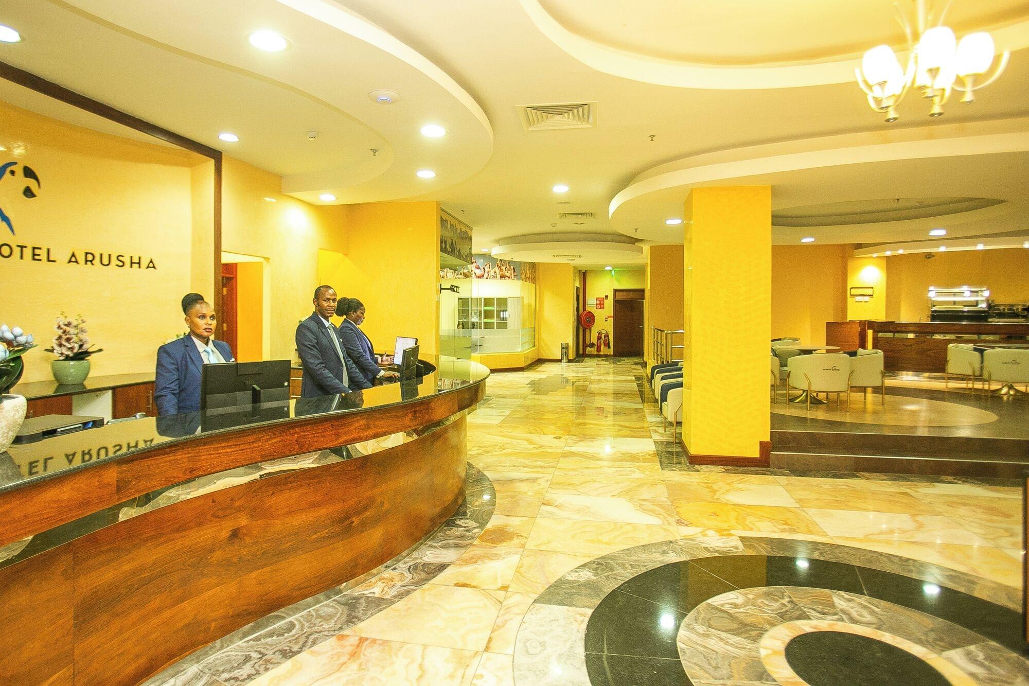 Vista Lobby Parrot Hotel Arusha
