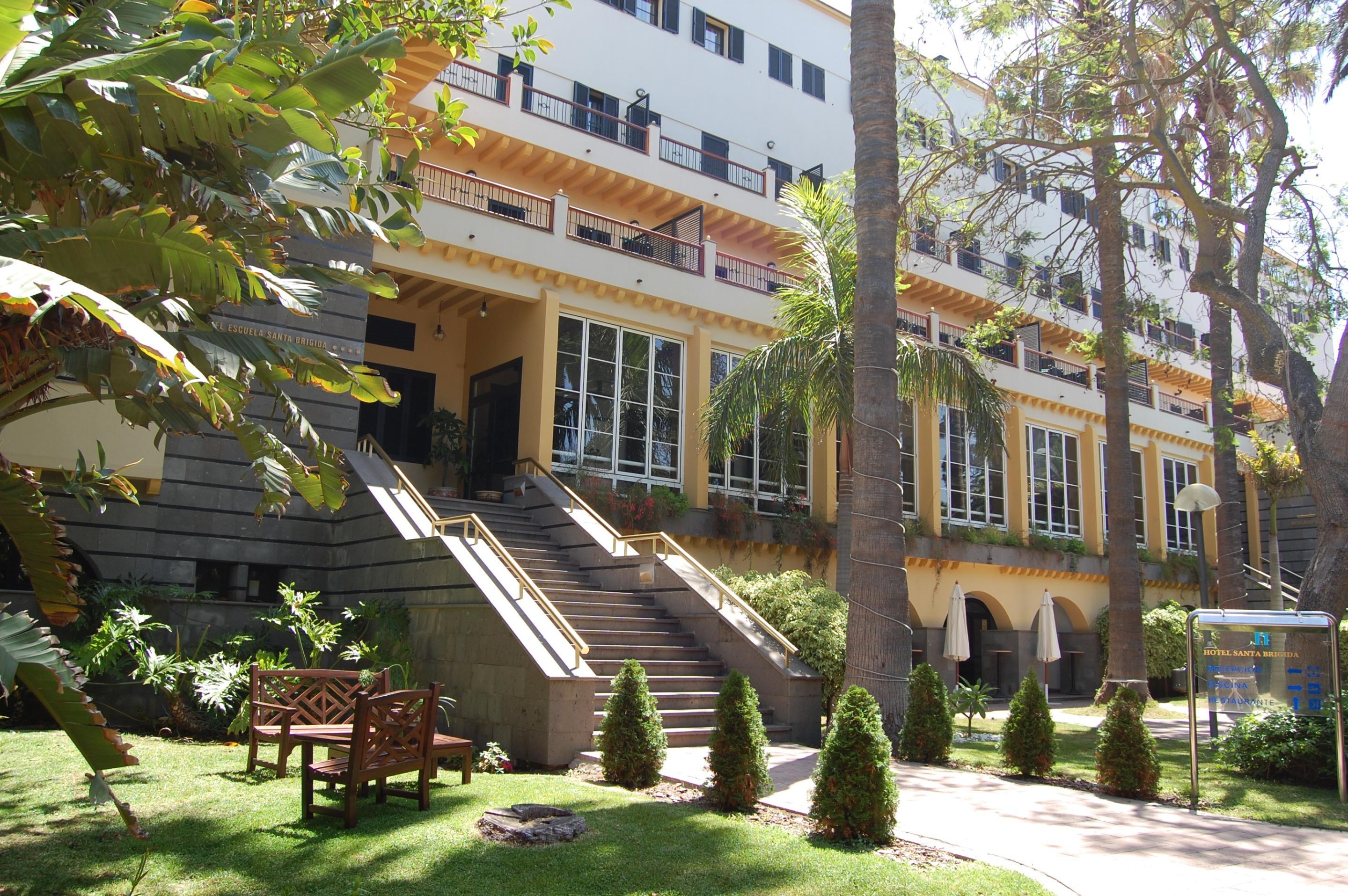 Vista Exterior Hotel Escuela Santa Brígida