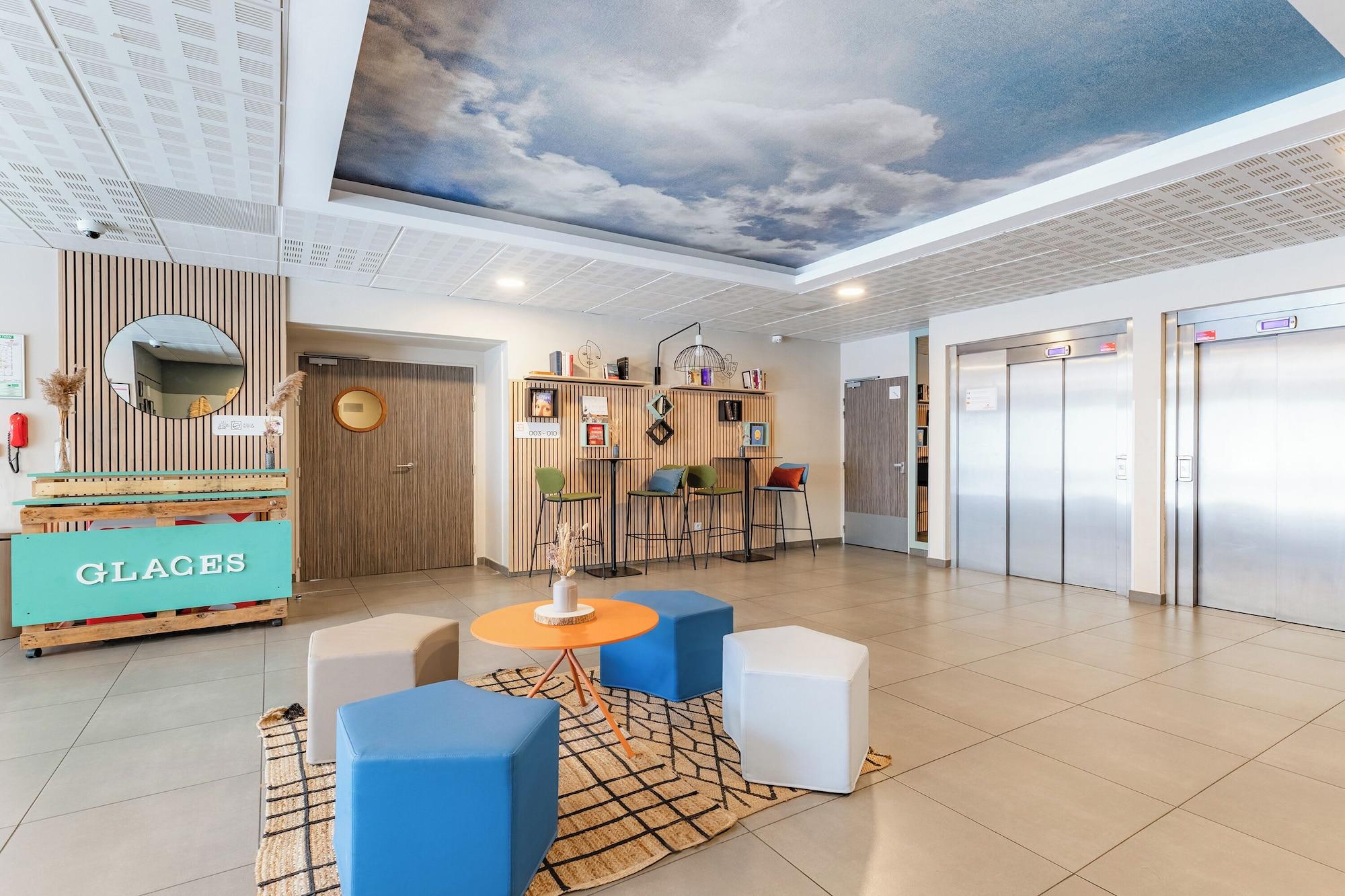 Vista Lobby Appart'City Confort Perpignan Centre Gare