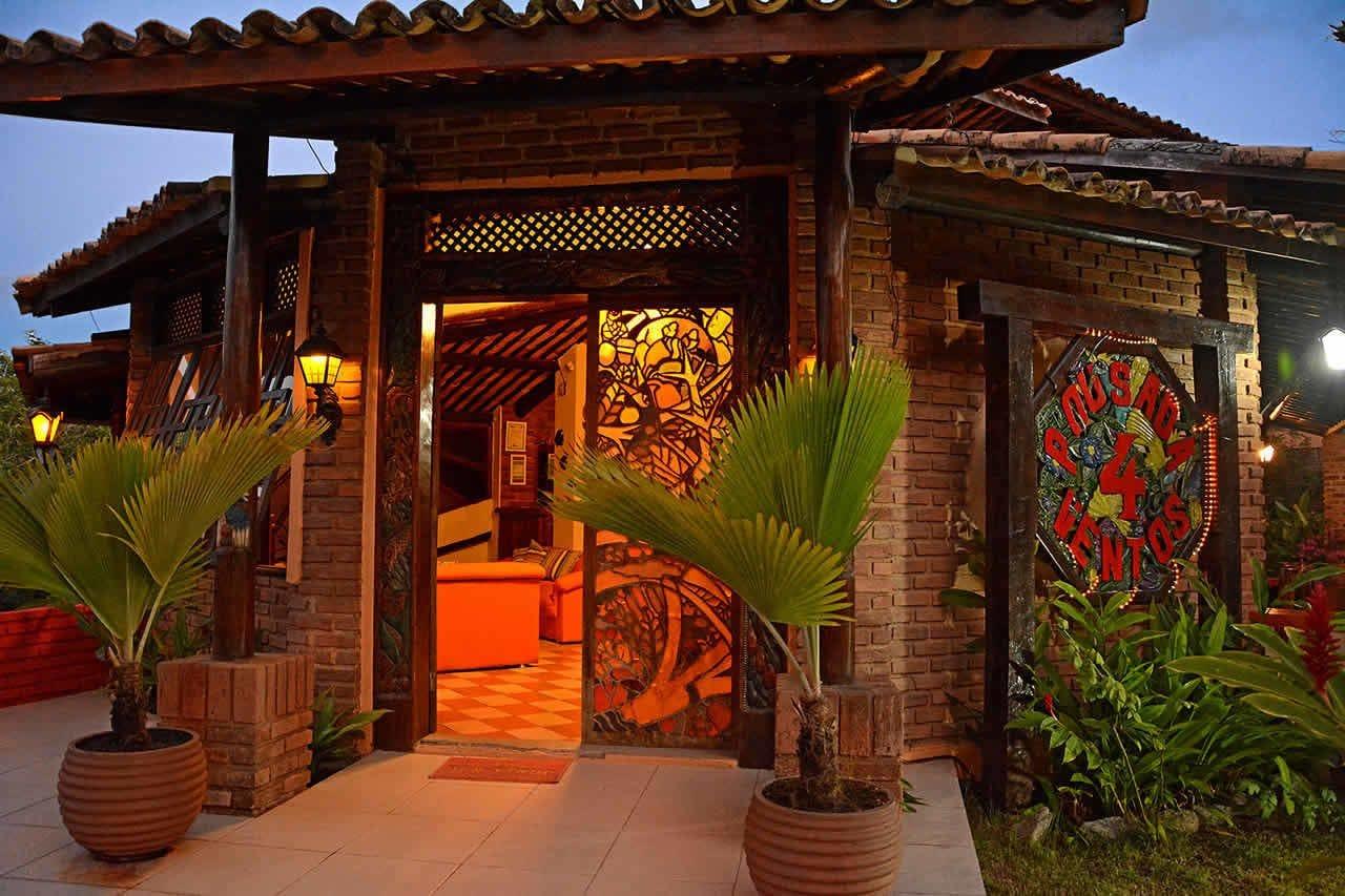Vista Exterior Pousada 4 Ventos