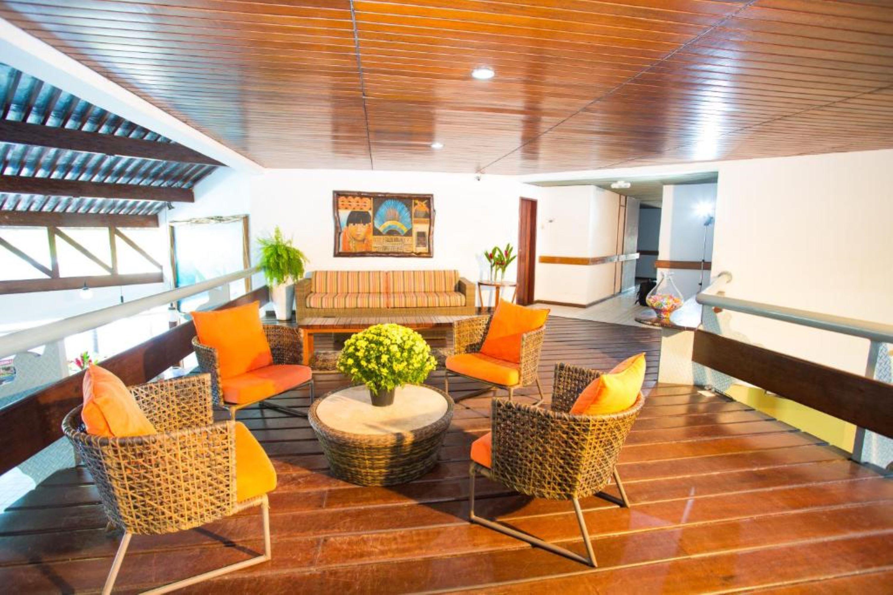 Vista Lobby Monte Pascoal Praia Hotel