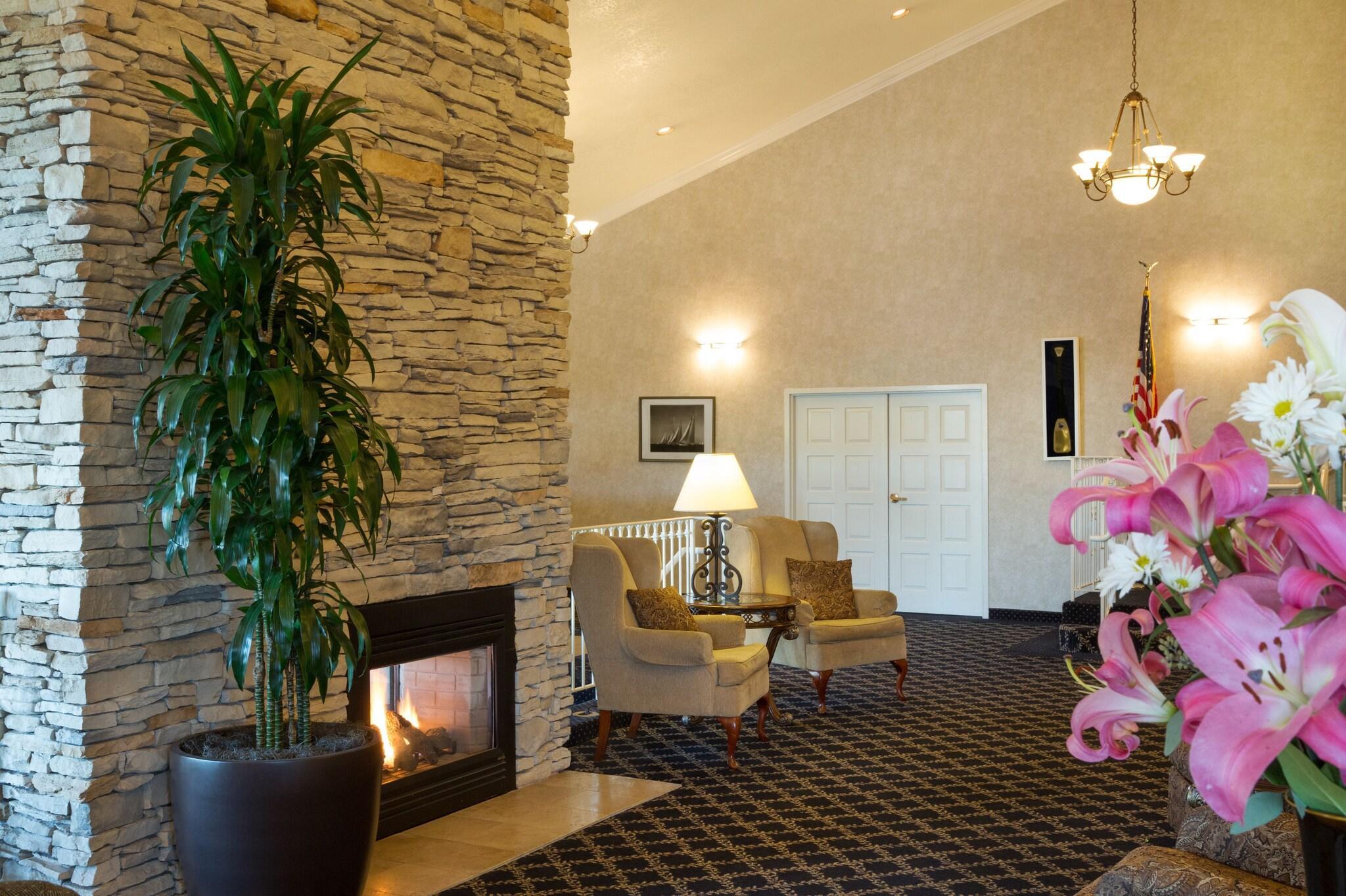 Vista Lobby The Marina Inn on San Francisco Bay