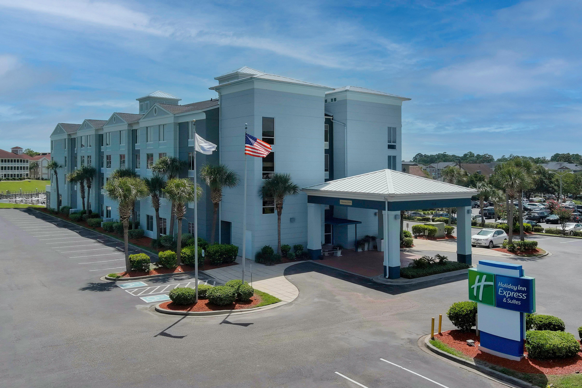 Vista Exterior Holiday Inn Express and Suites N. Myrtle Beach Lit