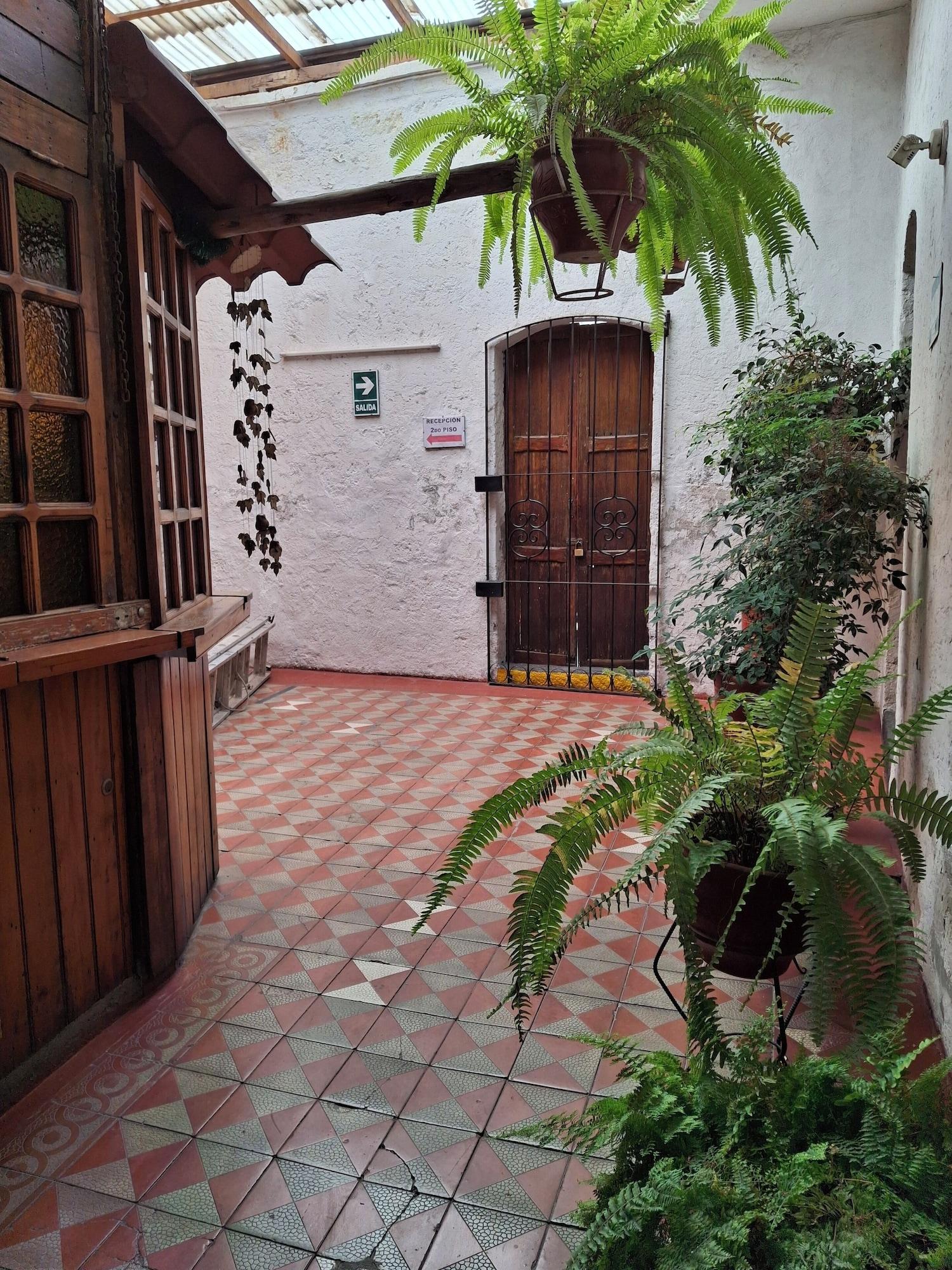 Vista Lobby Hostal Lluvia de Oro