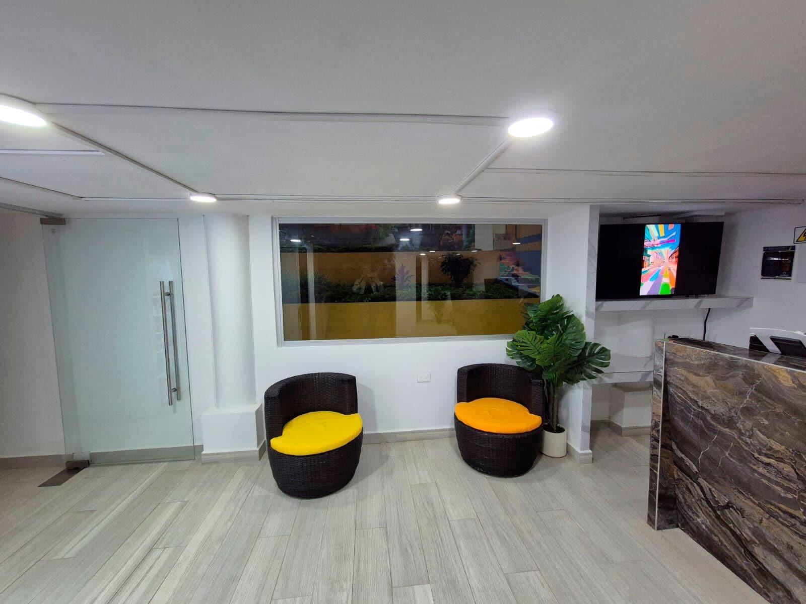 Vista Lobby Hostal Capullo de seda