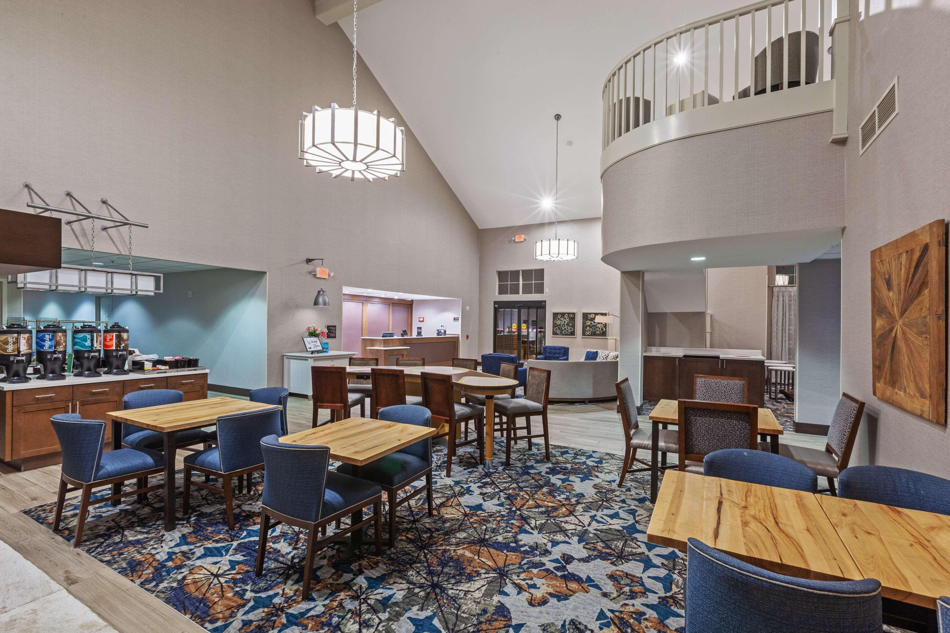 Vista Lobby Homewood Suites by Hilton Greensboro