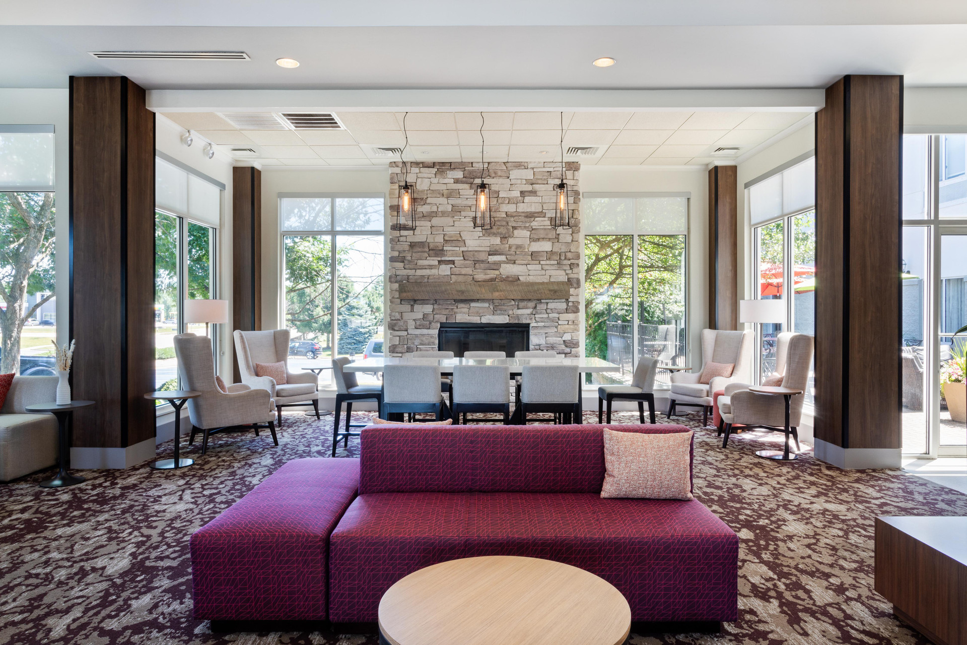 Vista Lobby Hilton Garden Inn Chesterton