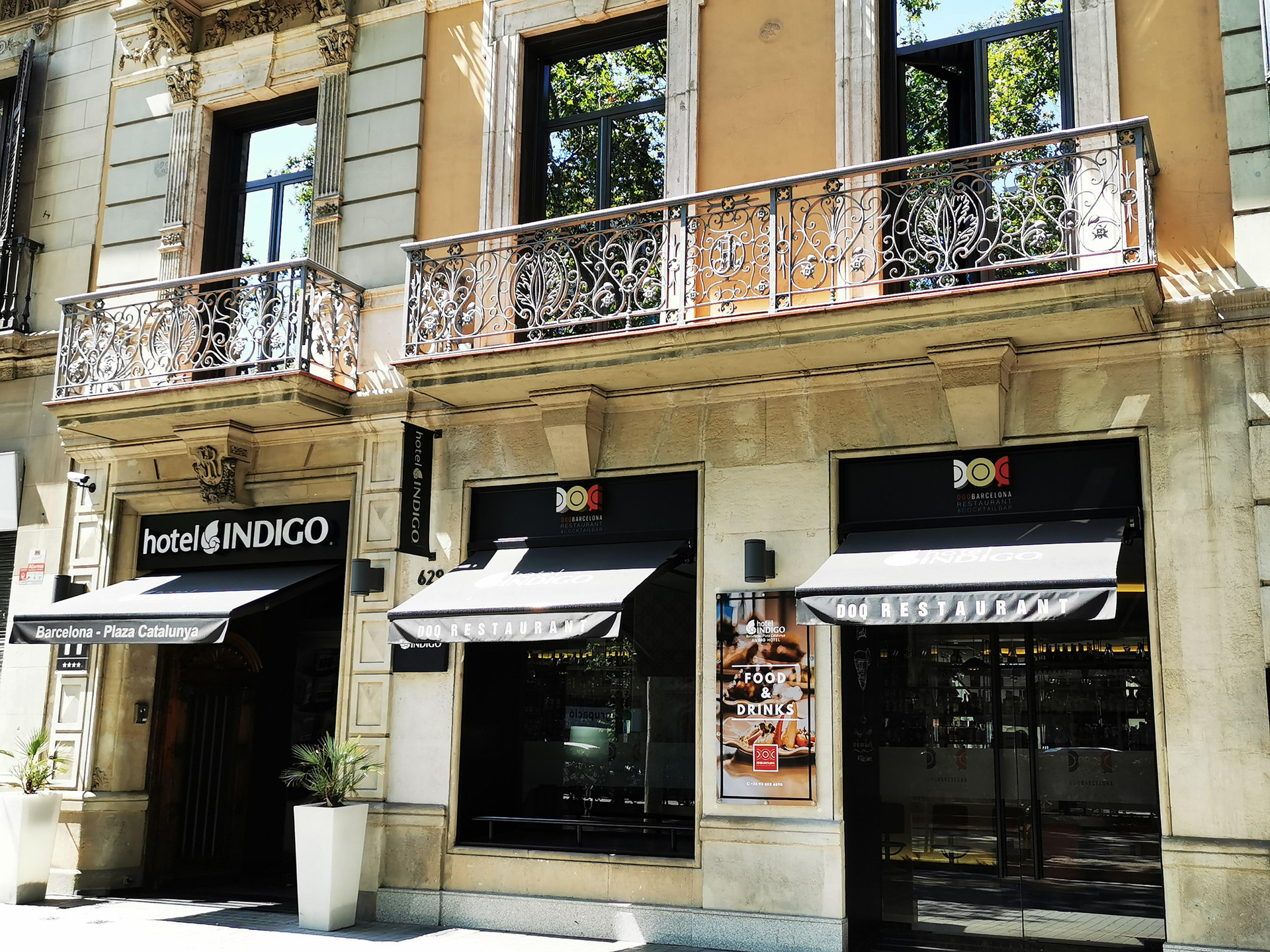 Vista Exterior Hotel Indigo Barcelona Plaza Catalunya