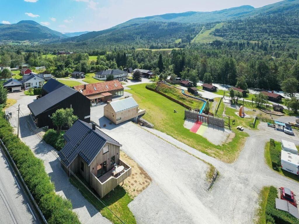 Vista da fachada Jølstraholmen Landskapshotell