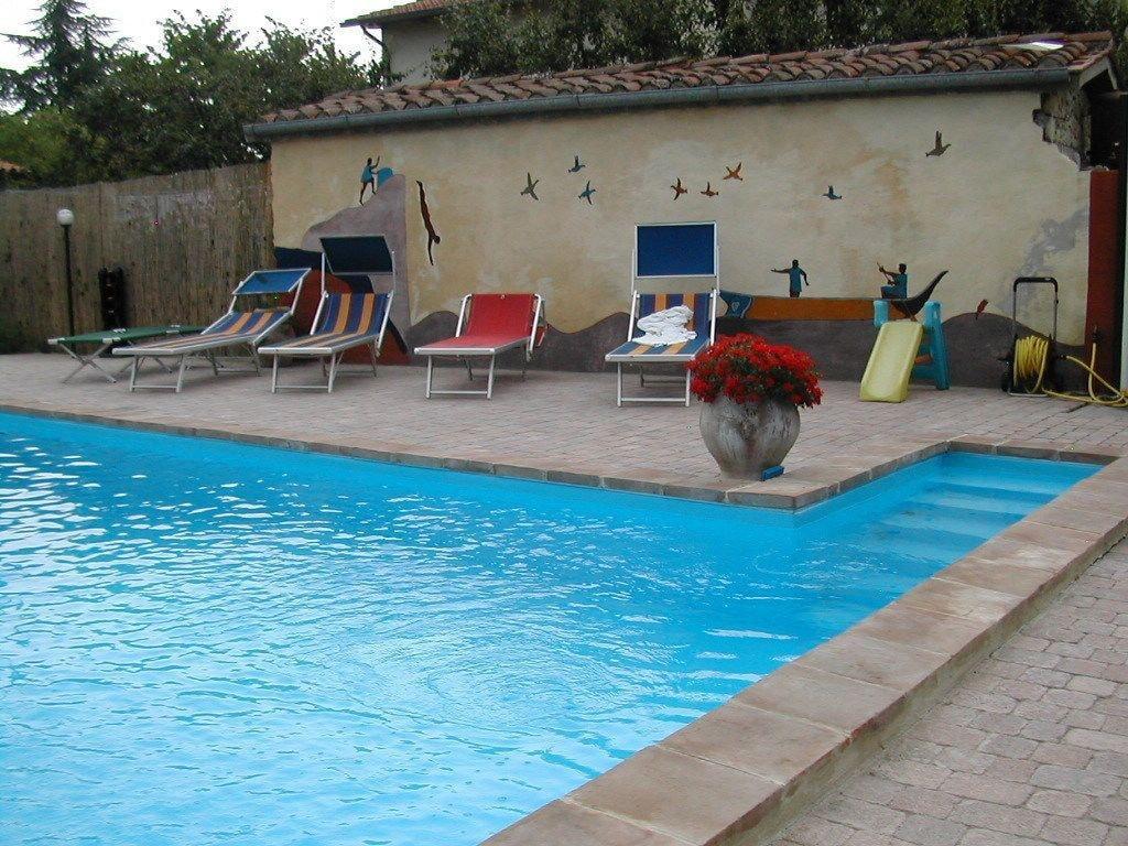 Vista Piscina Locanda del Principato