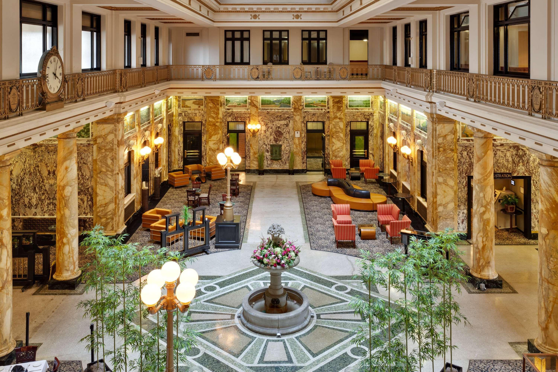 Vista Lobby Radisson Lackawanna Station Hotel Scranton