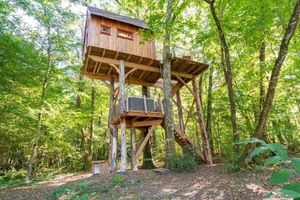 Alojamiento - Les Cabanes Perchées du Mas del Bosc