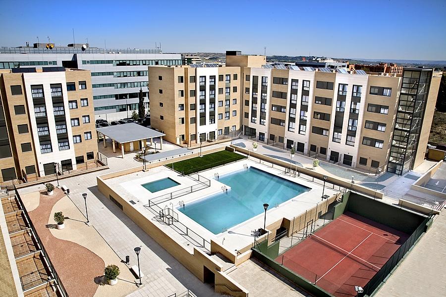 Vista Exterior Compostela Suites Apartments