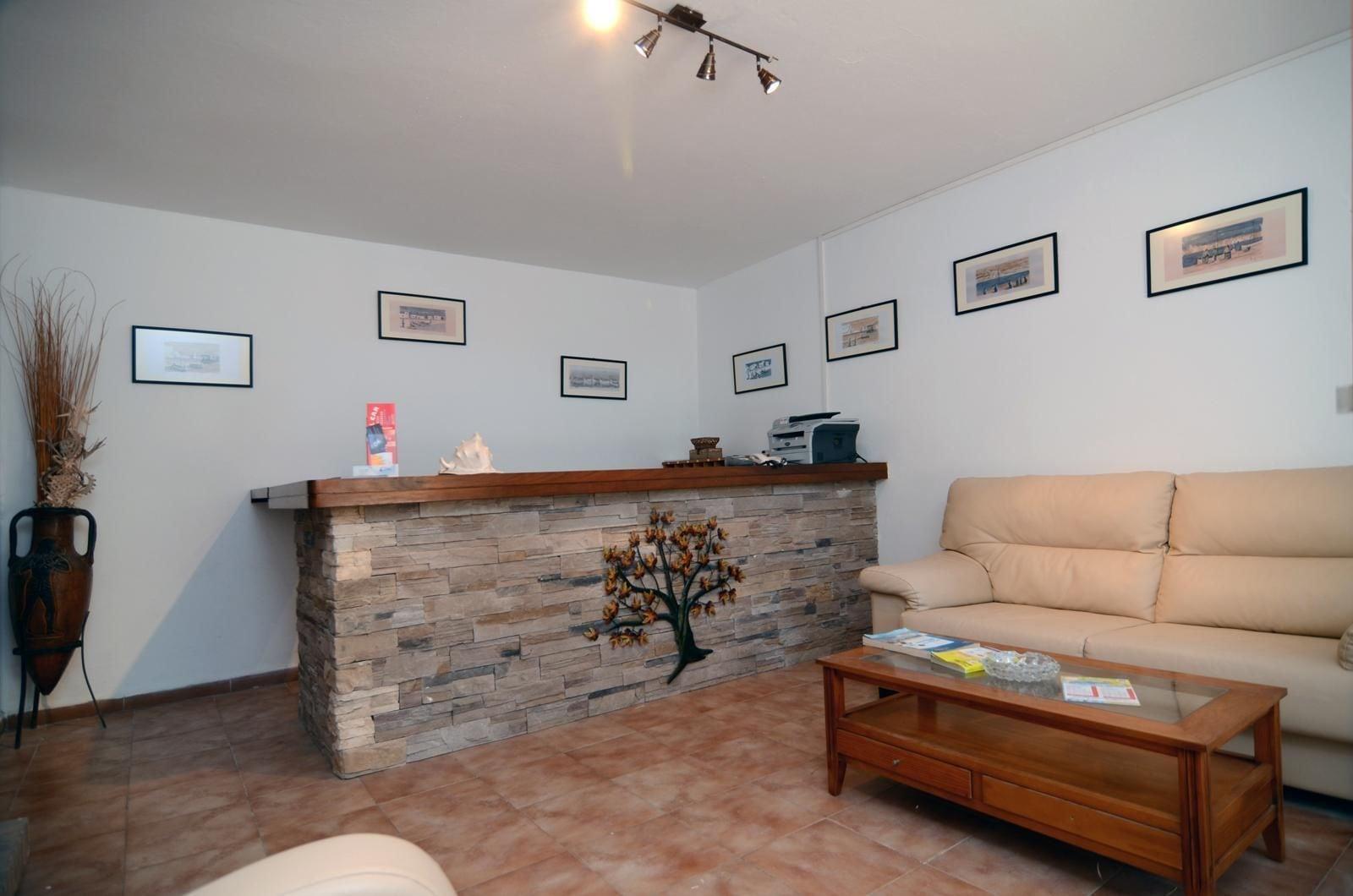 Vista Lobby Hostal Cala Boix