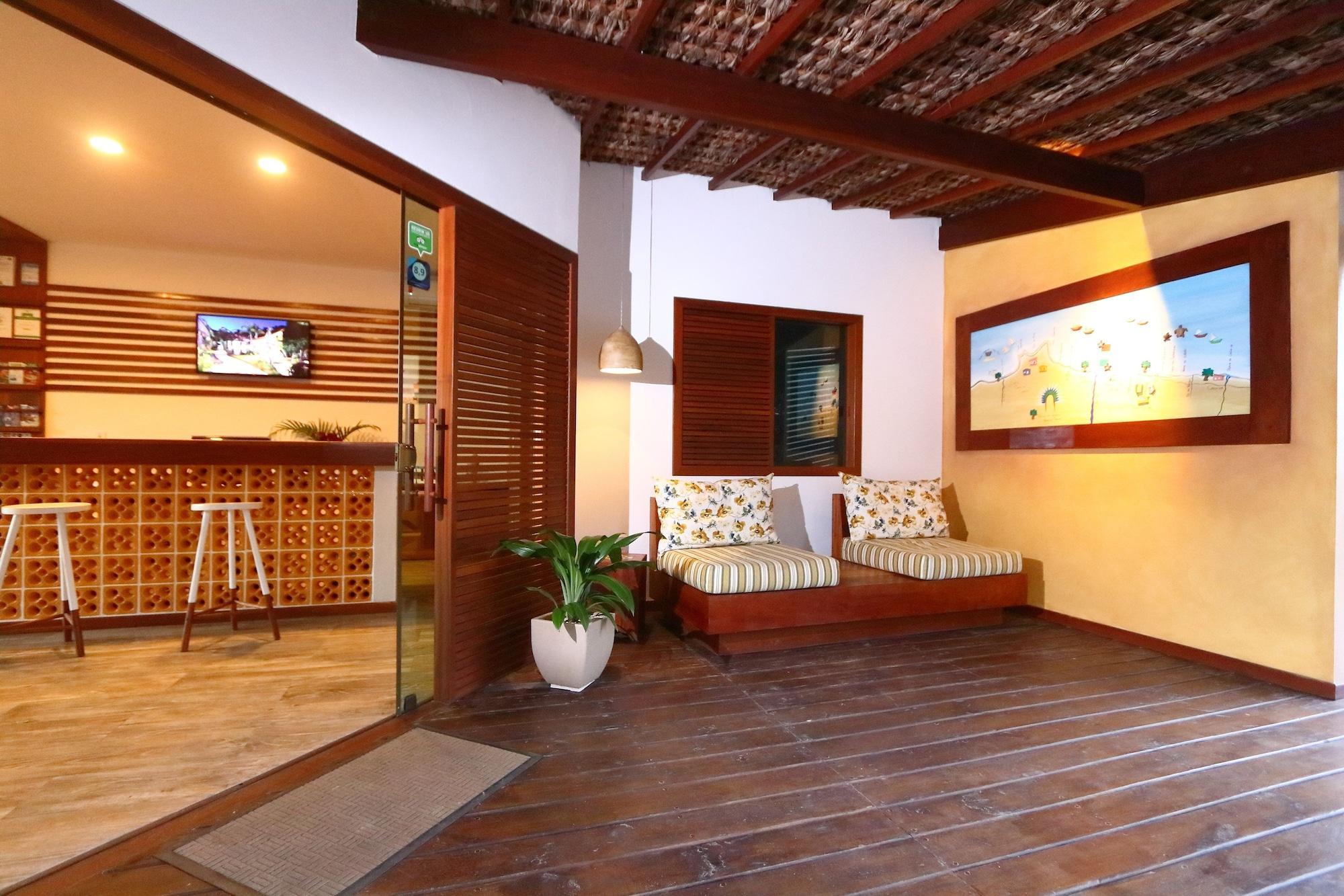 Vista Lobby Pousada Rigatoni Beach