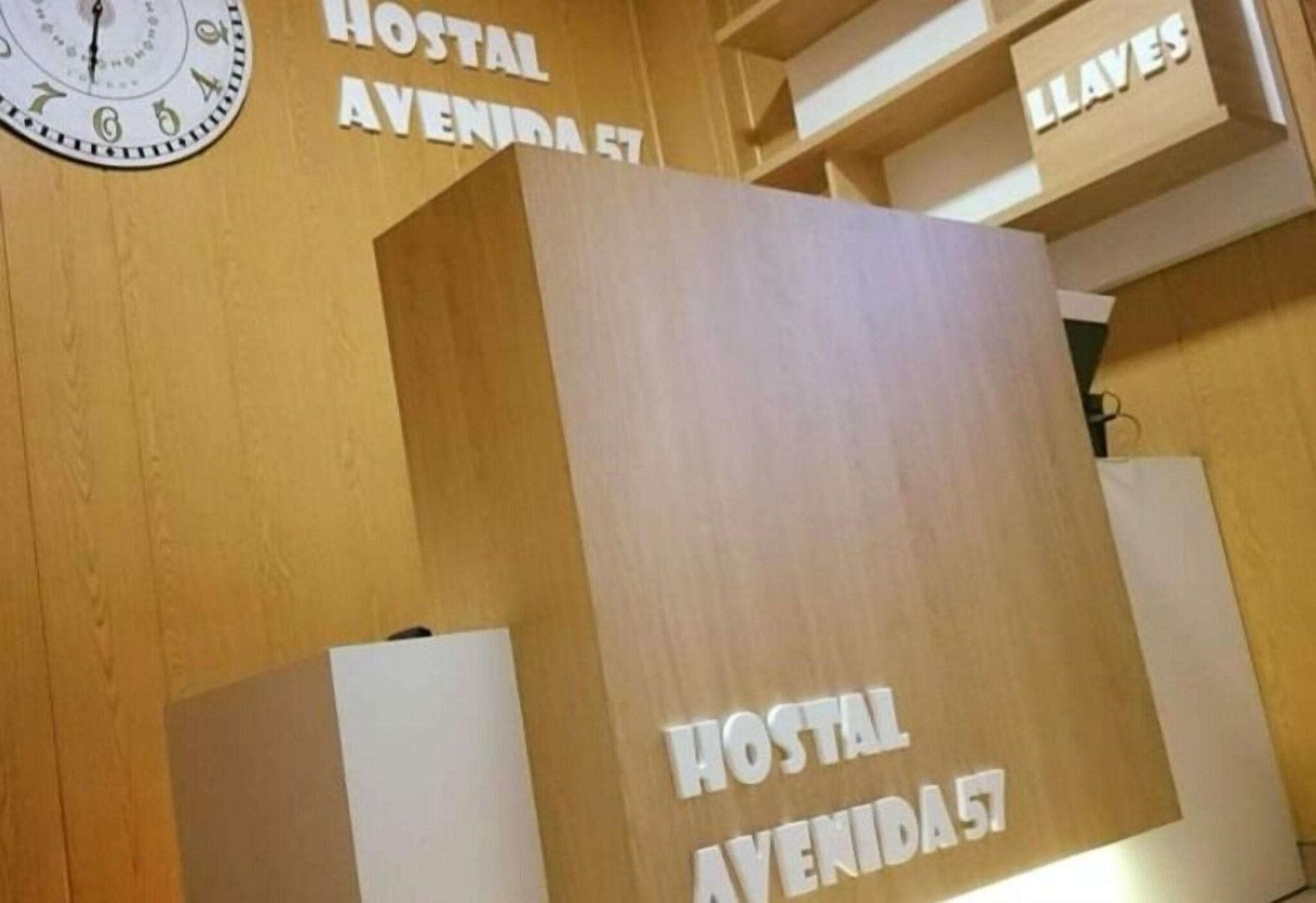 Vista Lobby Hostal avenida 57