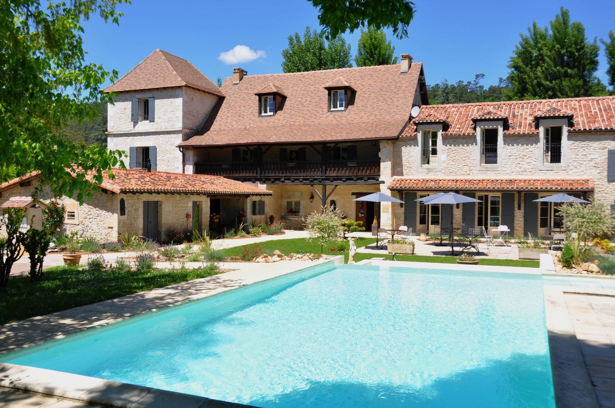 Vista Piscina Le Mas des Bories - Grand Périgueux