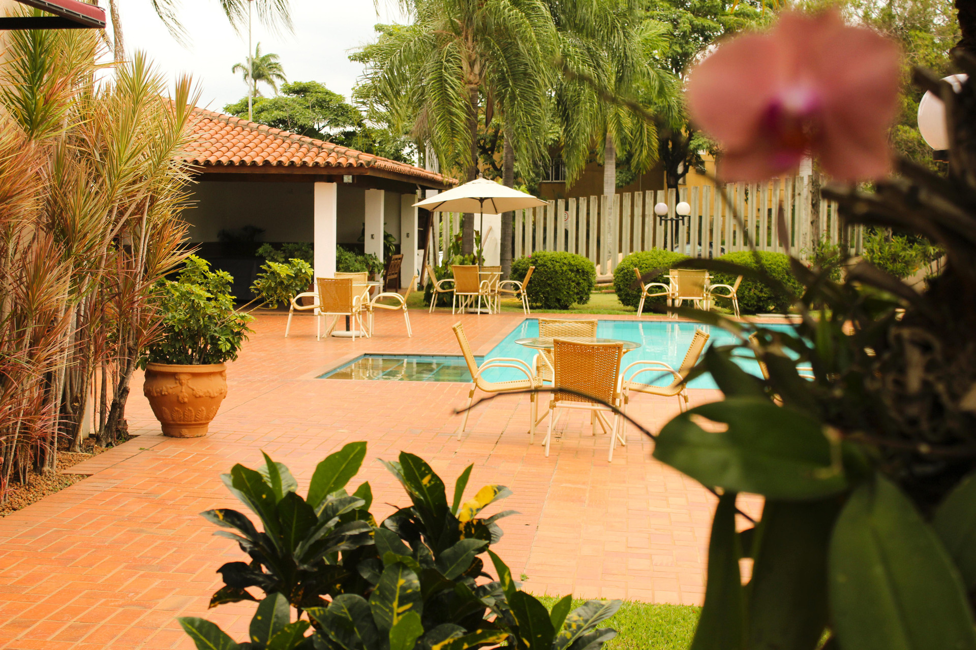 Vista Piscina Hotel Jaguary Jaguariúna
