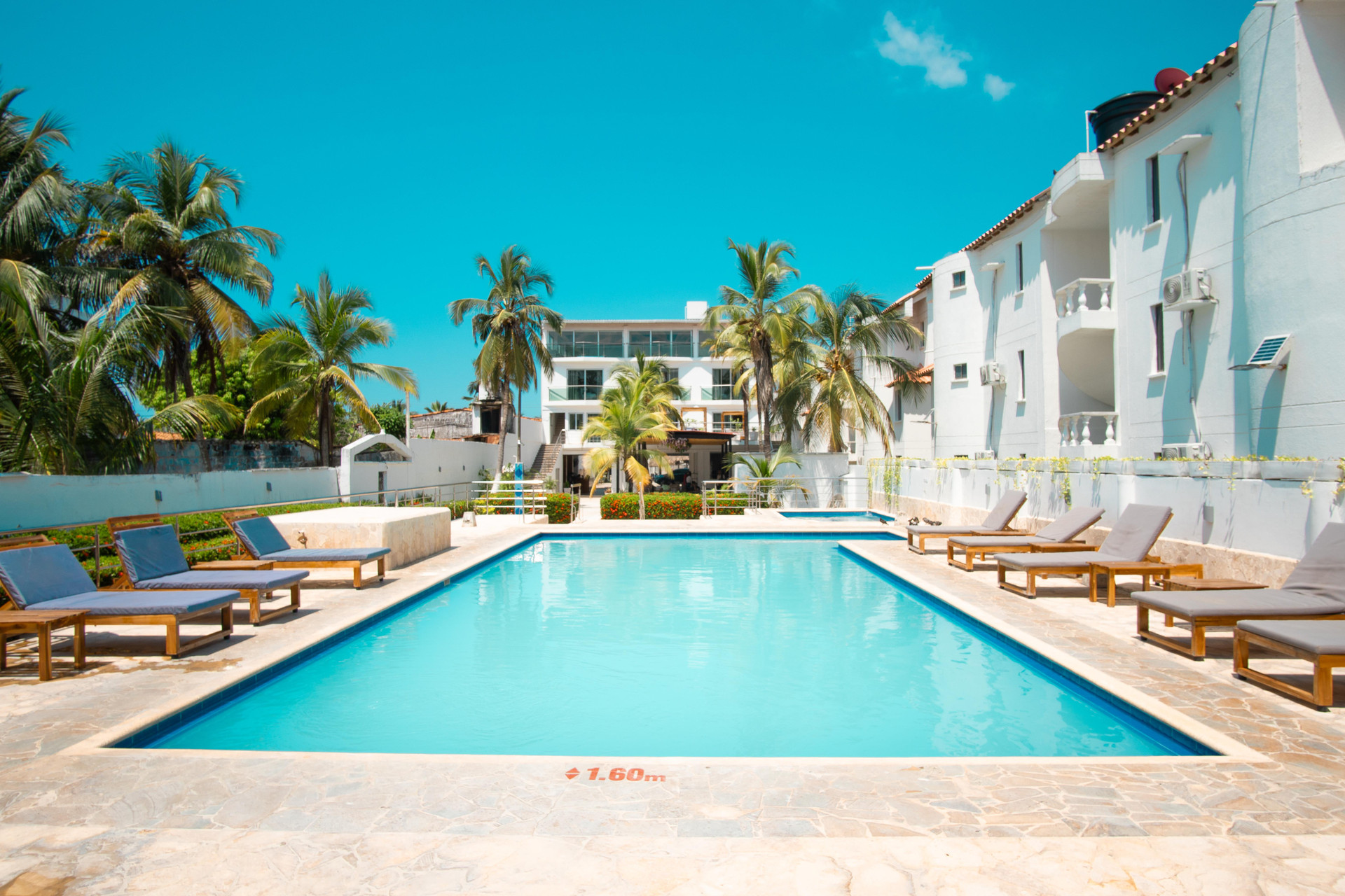 Vista Piscina Hotel Caribe Coveñas