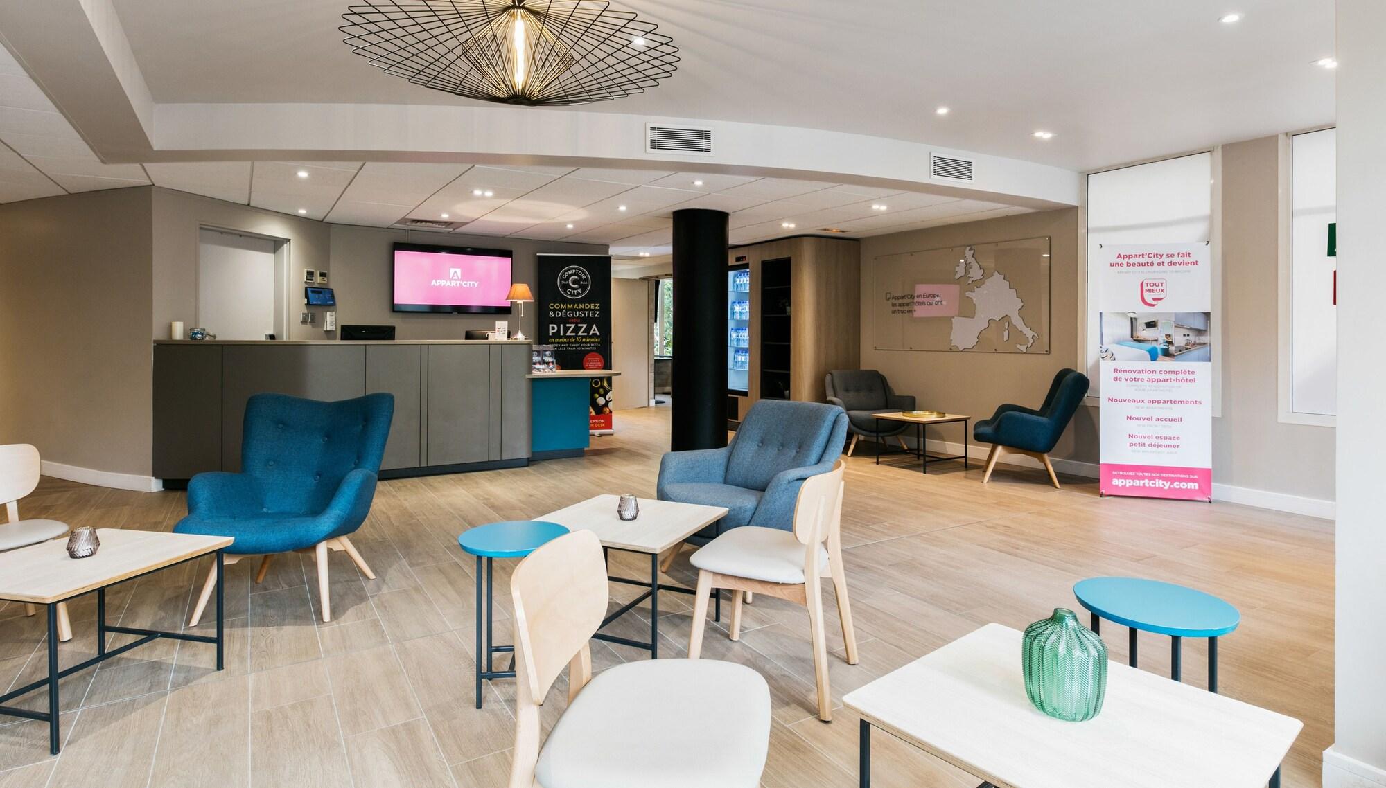 Vista Lobby Appart'City Confort Montpellier Gare Saint Roch