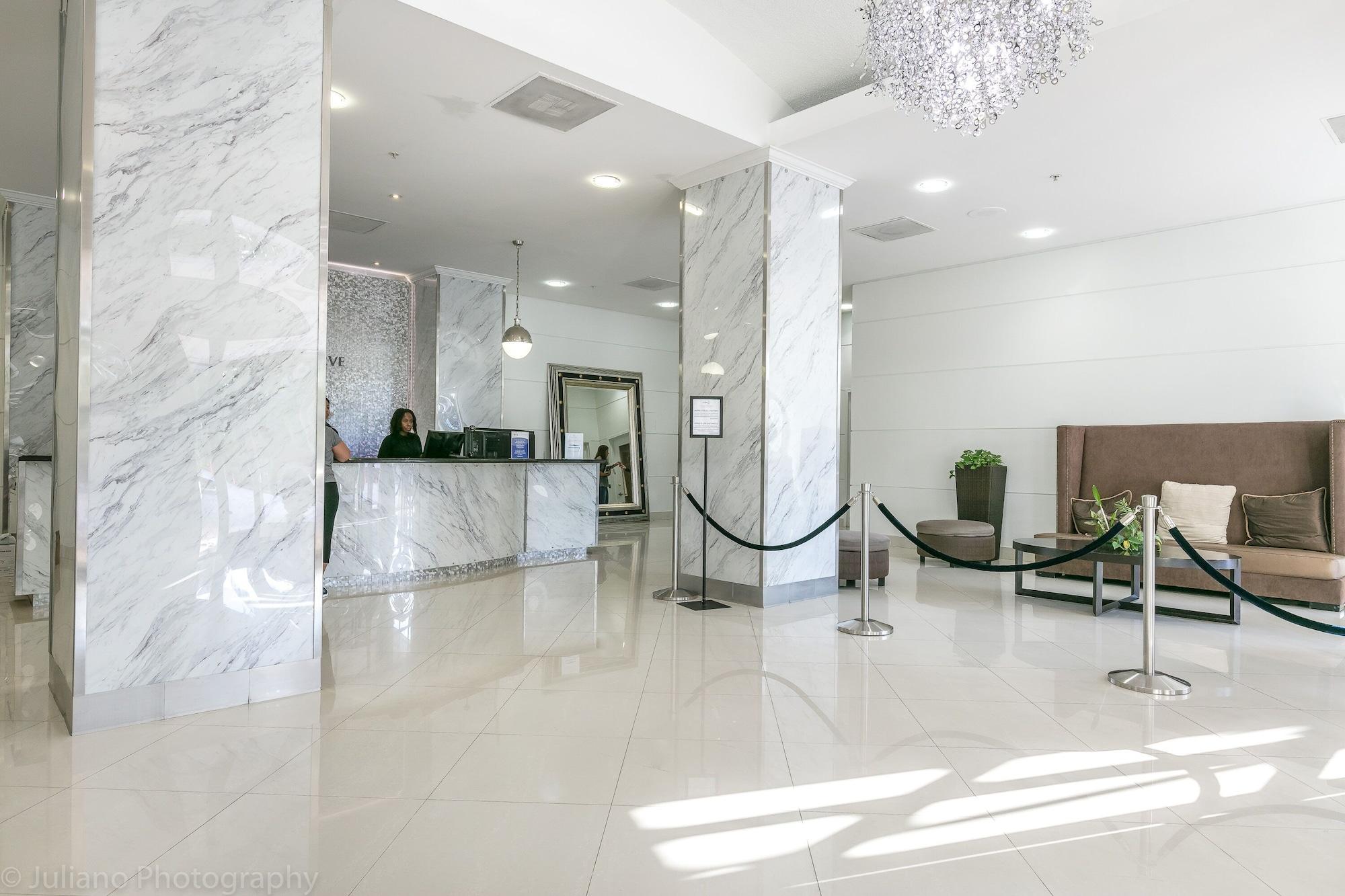Vista Lobby Ocean Reserve Luxury Condos Across from Sunny Isles Beach