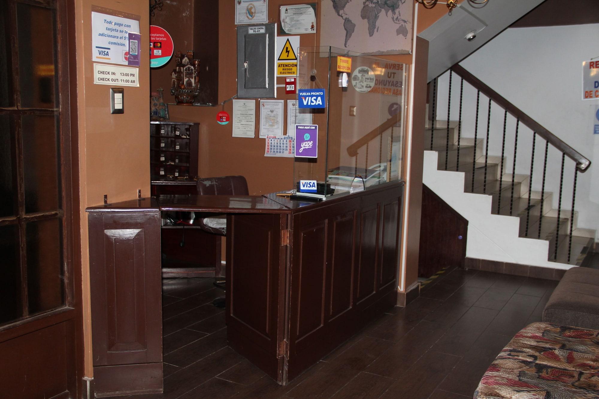Vista Lobby Hotel de Turistas Huaraz