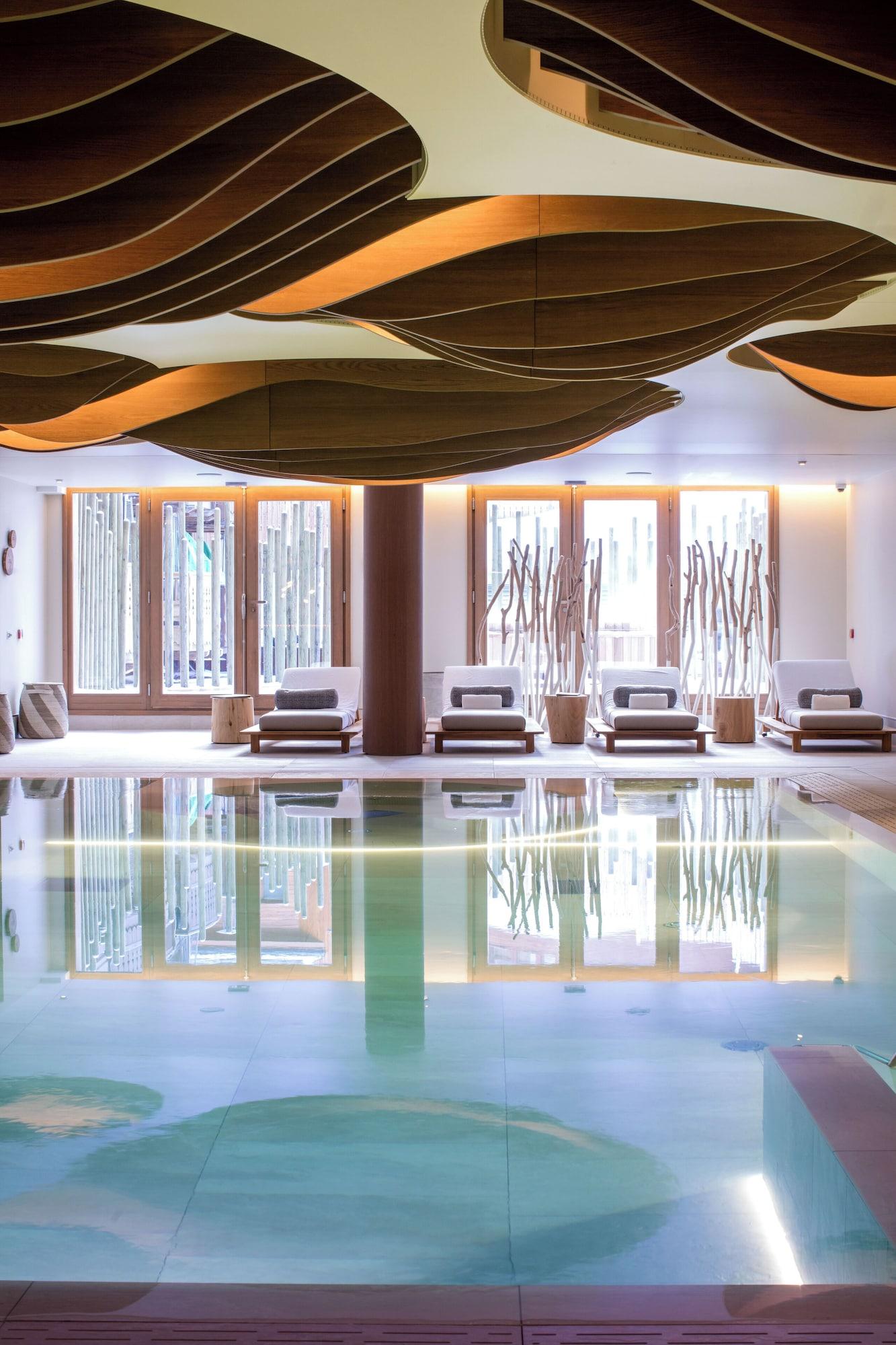 Vista Piscina Six Senses Residences Courchevel