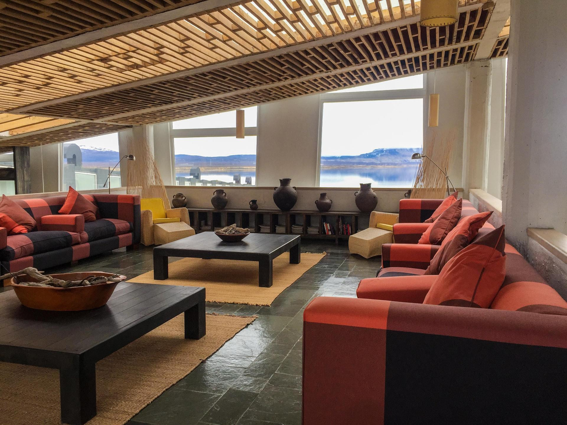 Vista Lobby Remota Patagonia Lodge