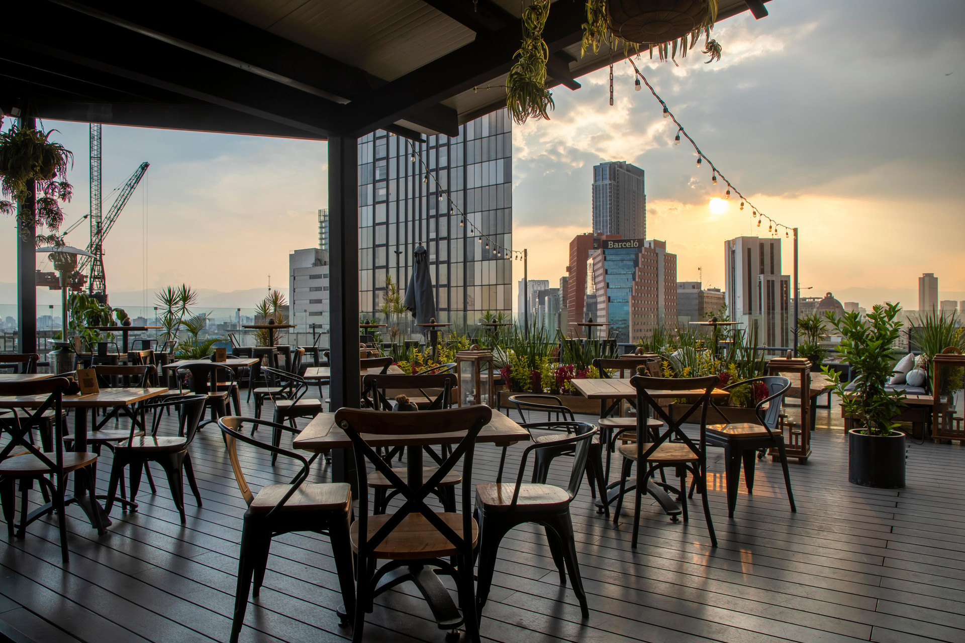 Vista a la ciudad Hotel B Urban Xaman by Fontán Reforma