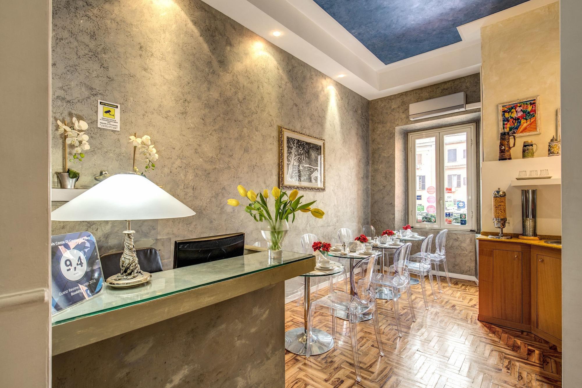 Vista Lobby Relais Conte di Cavour de Luxe