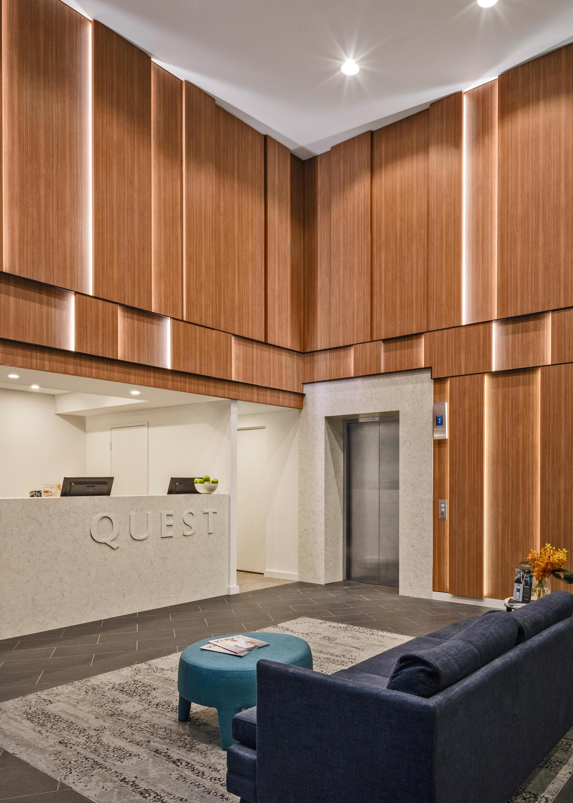 Vista Lobby Quest St Leonards Apartments