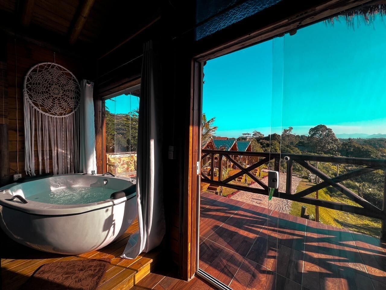 Vista Lobby Bangalô House - Praia do Rosa SC