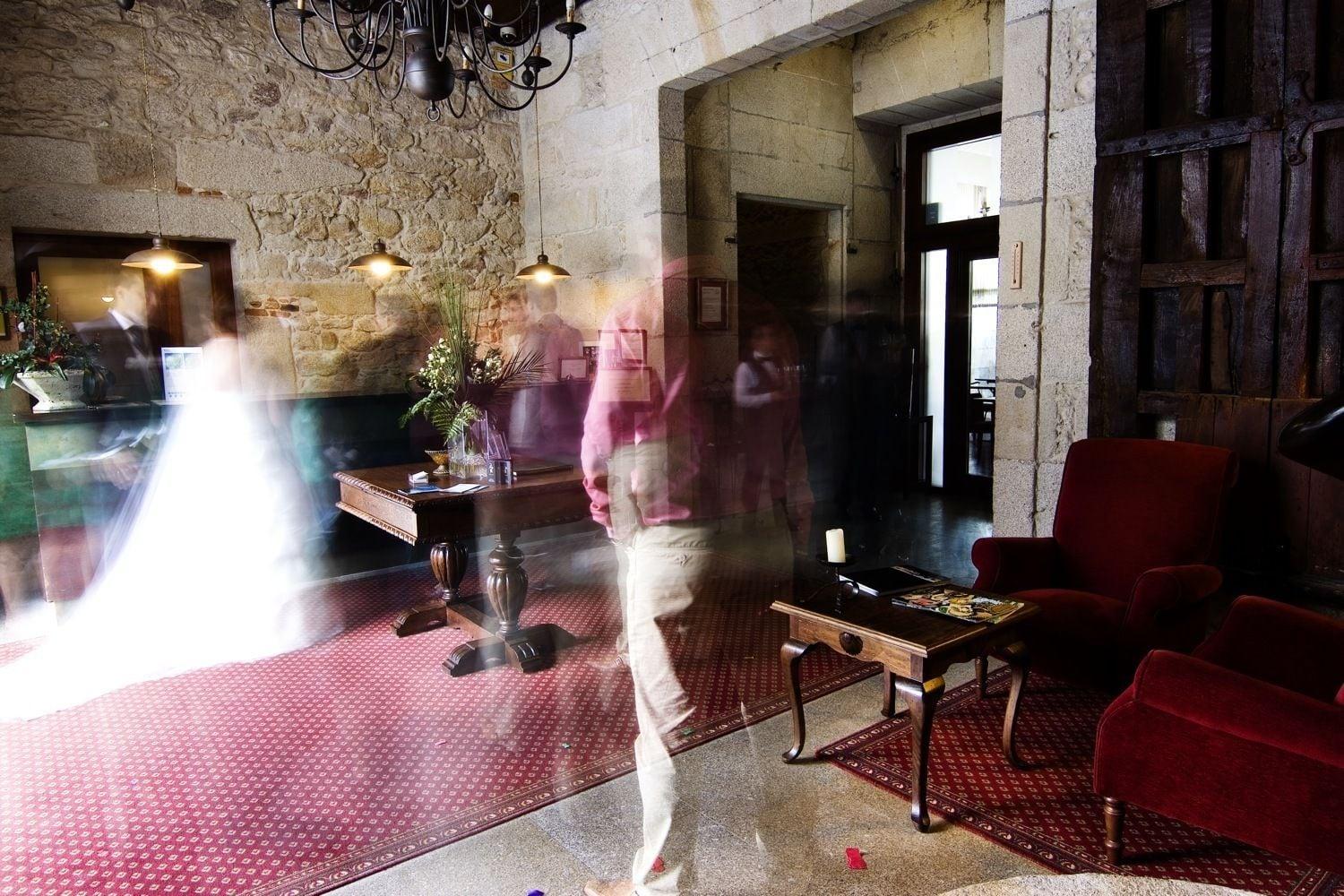 Vista Lobby Hotel Pazo de Lestrove by Pousadas de Compostela