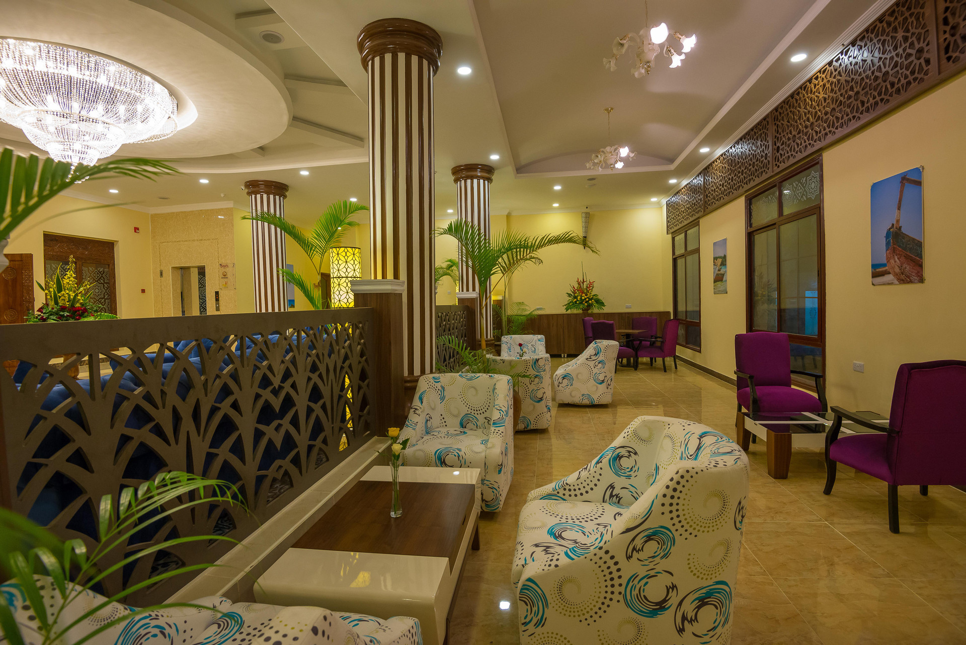 Vista Lobby Golden Tulip Zanzibar Resort