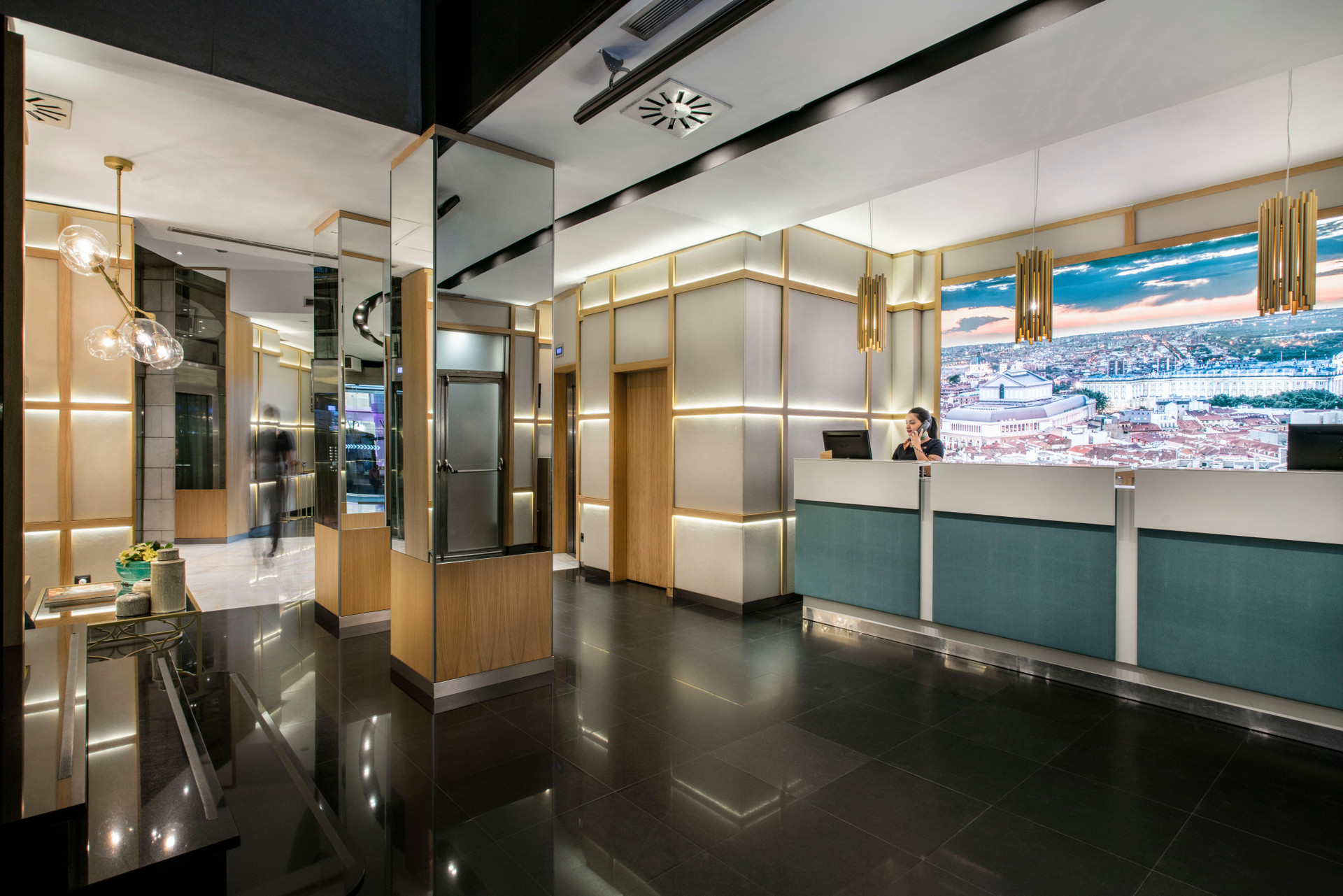 Vista Lobby Hotel Vincci Capitol