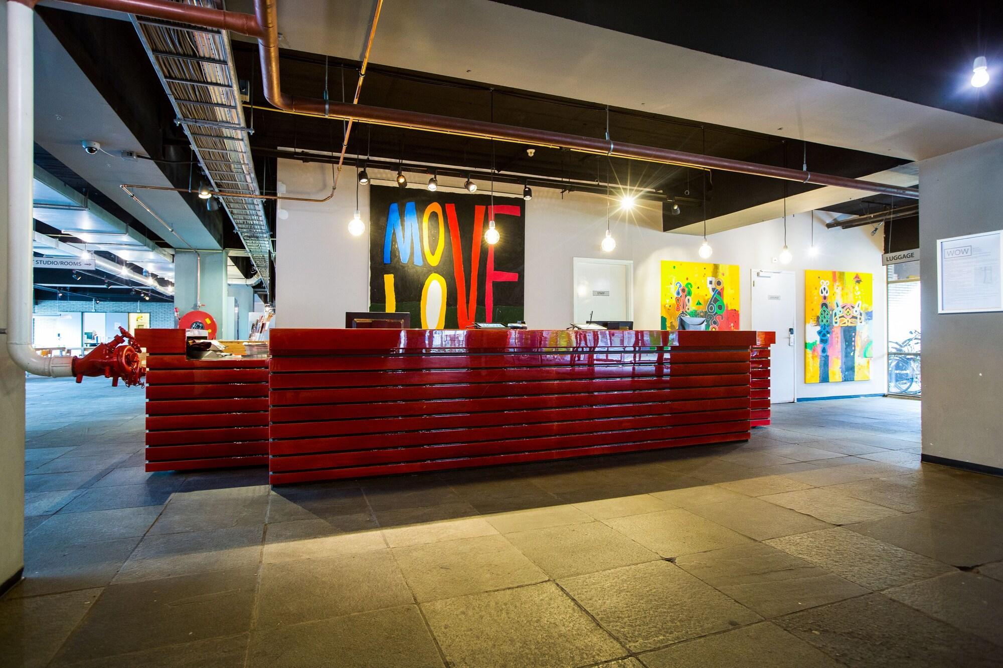 Vista Lobby WOW Hostel Amsterdam