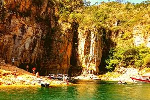 Actividad - Op 1. Paseo en lancha rápida, Lagoa Azul, Cany