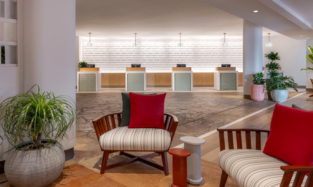 Vista Lobby The Westerly at Hilton Aruba Caribbean Resort