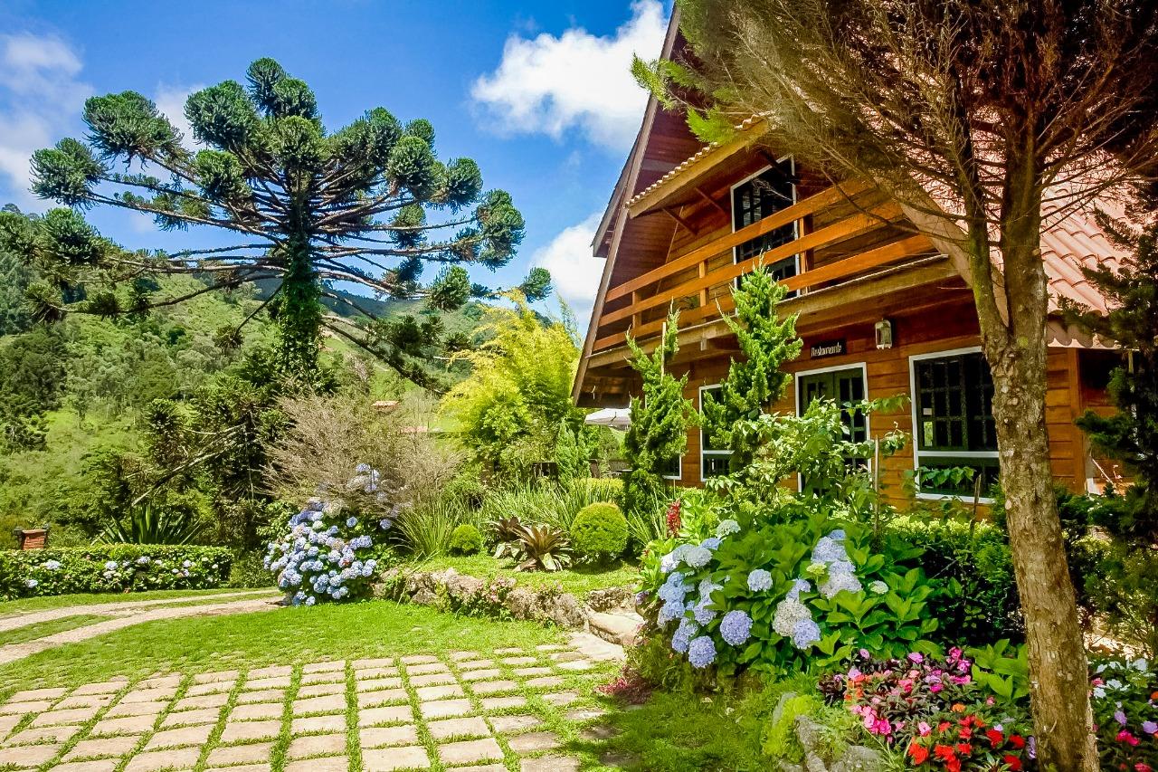 Vista Lobby Pousada Solar D'Araucaria