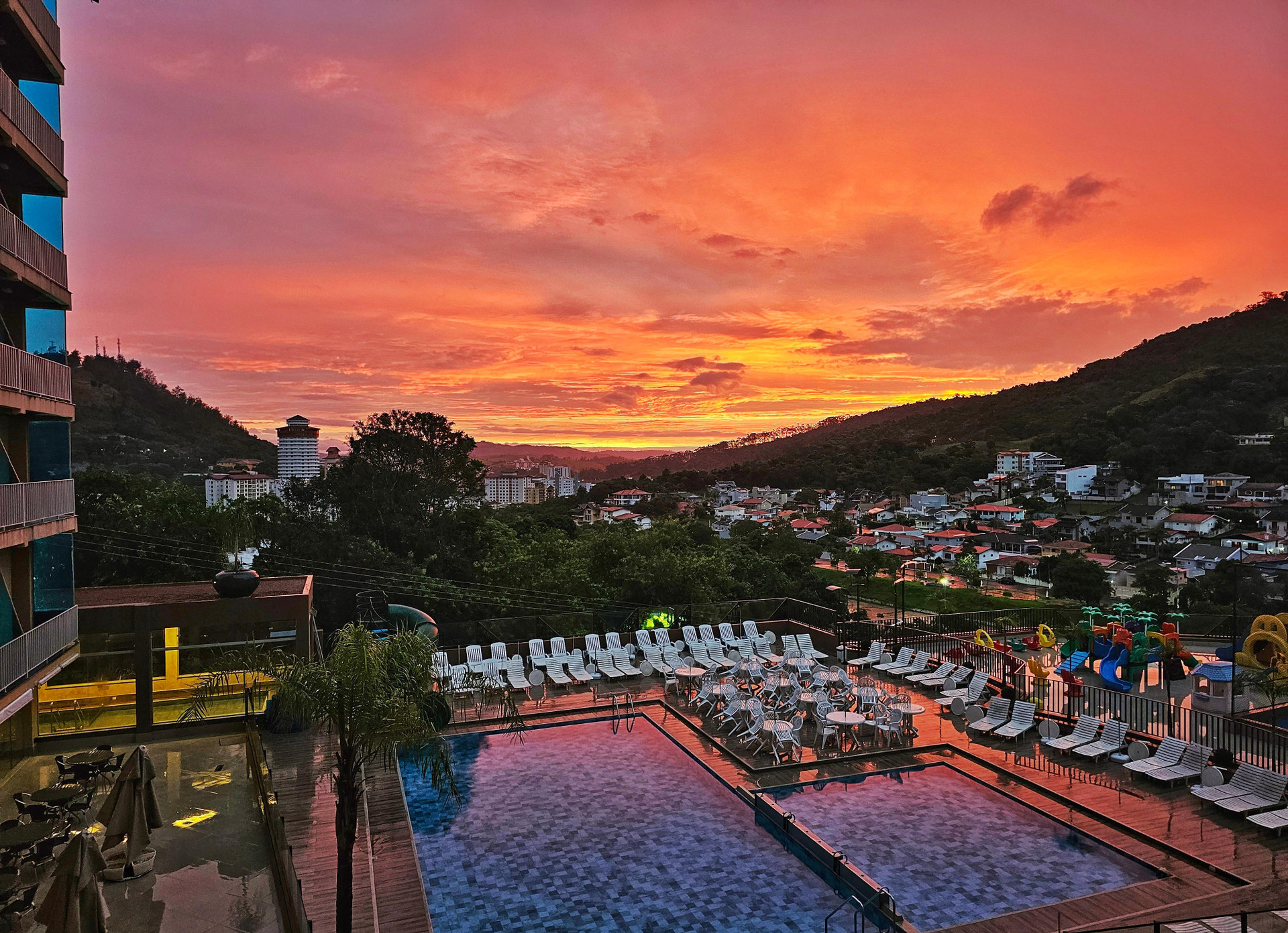 Vista Piscina Hotel Zanon