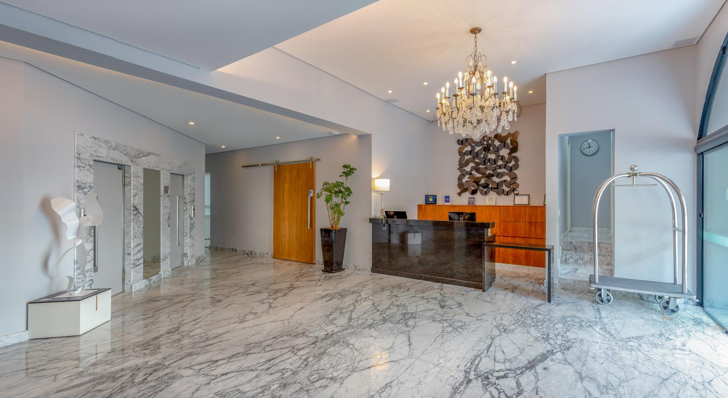 Vista Lobby H4 Hotel Opera Jardins