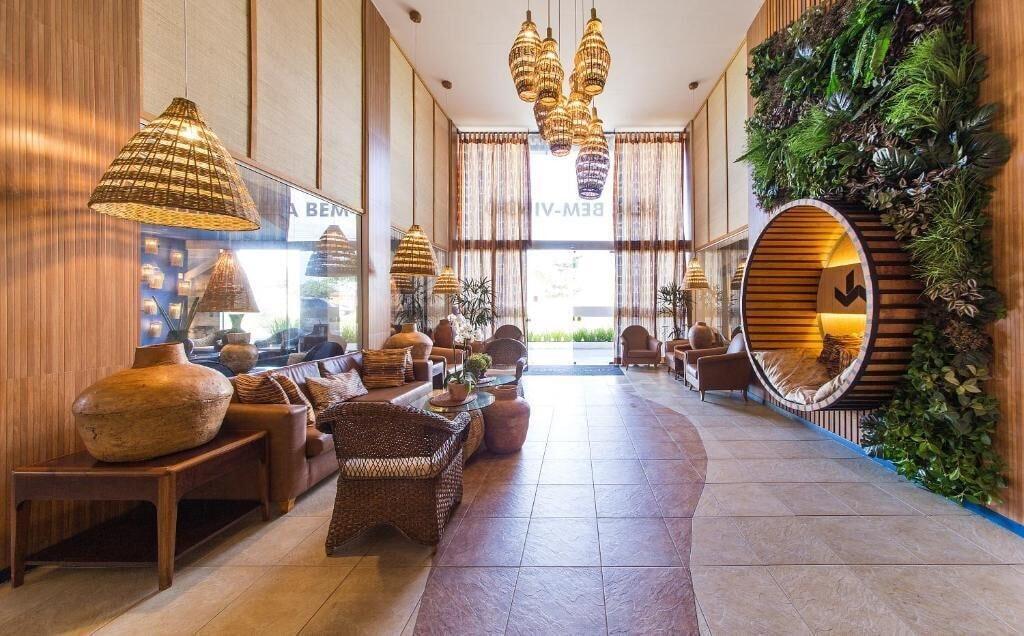 Vista Lobby Vilarejo Praia Hotel