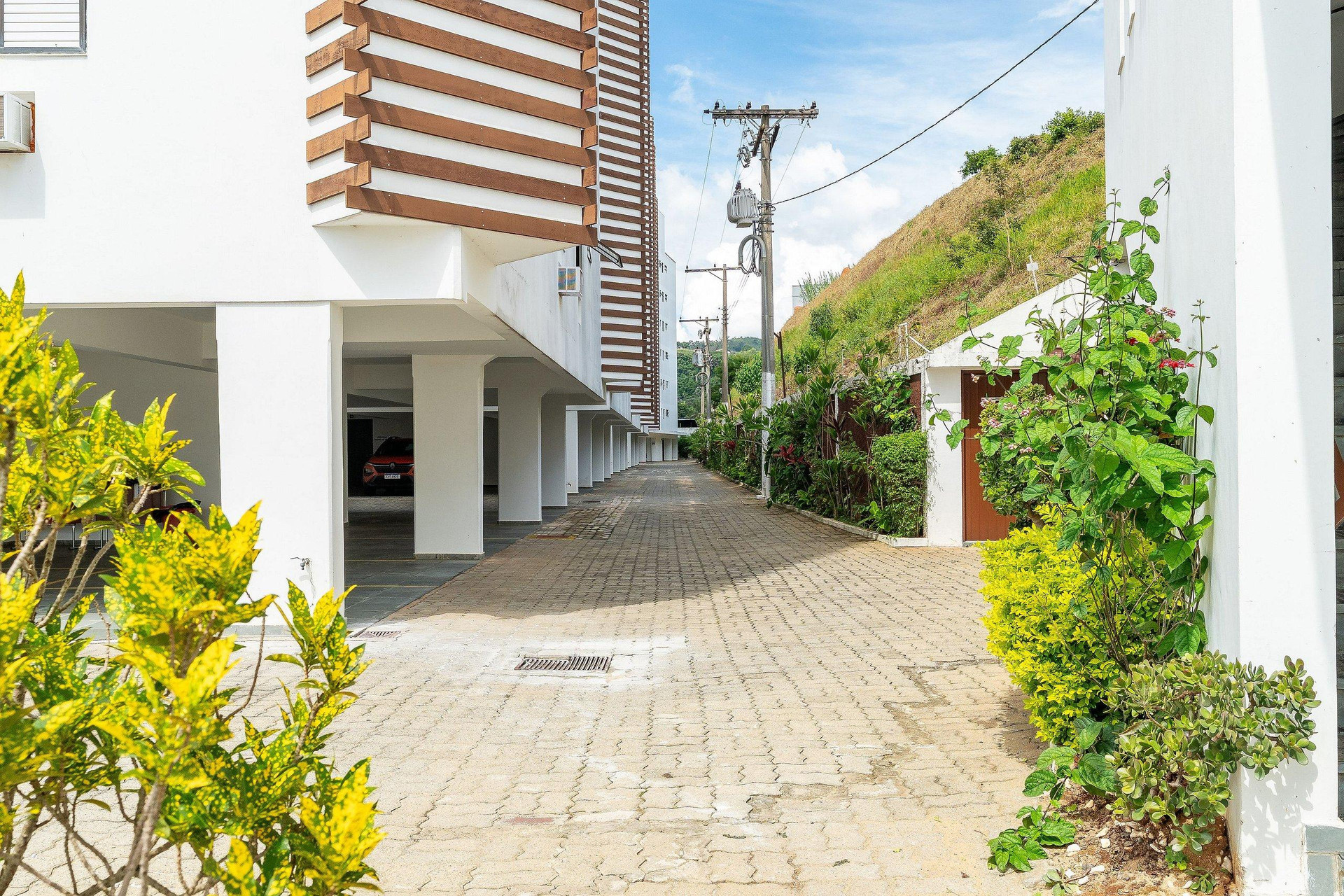 Estacionamiento Lindo Apto no Centro de Serra Negra