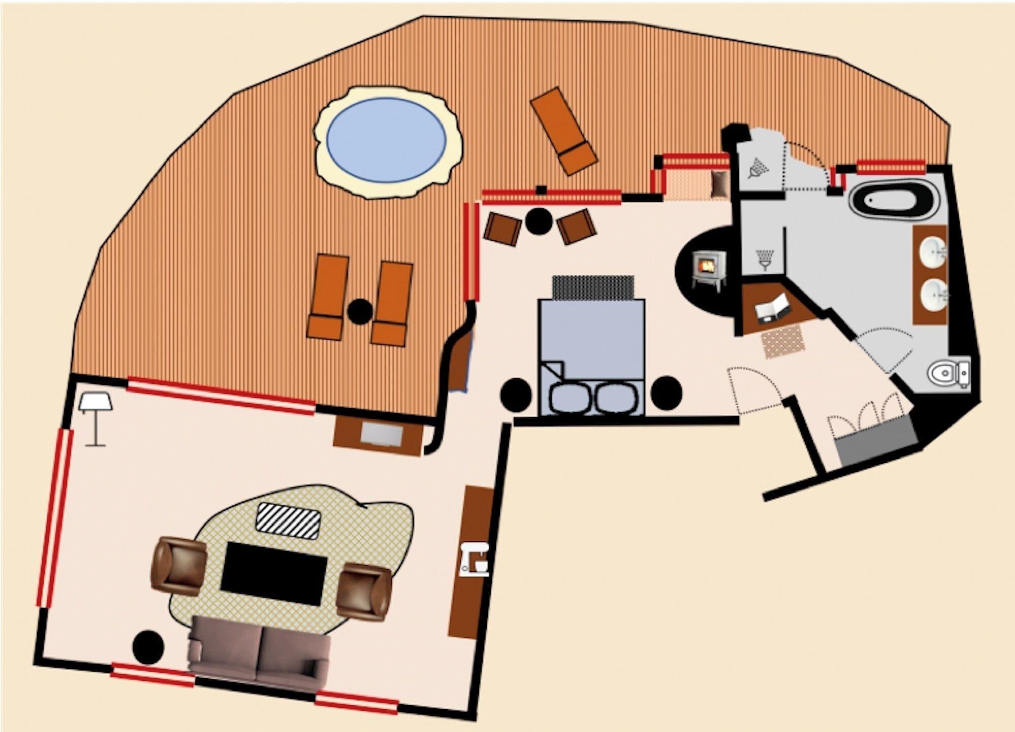 Habitación Rhulani Safari Lodge