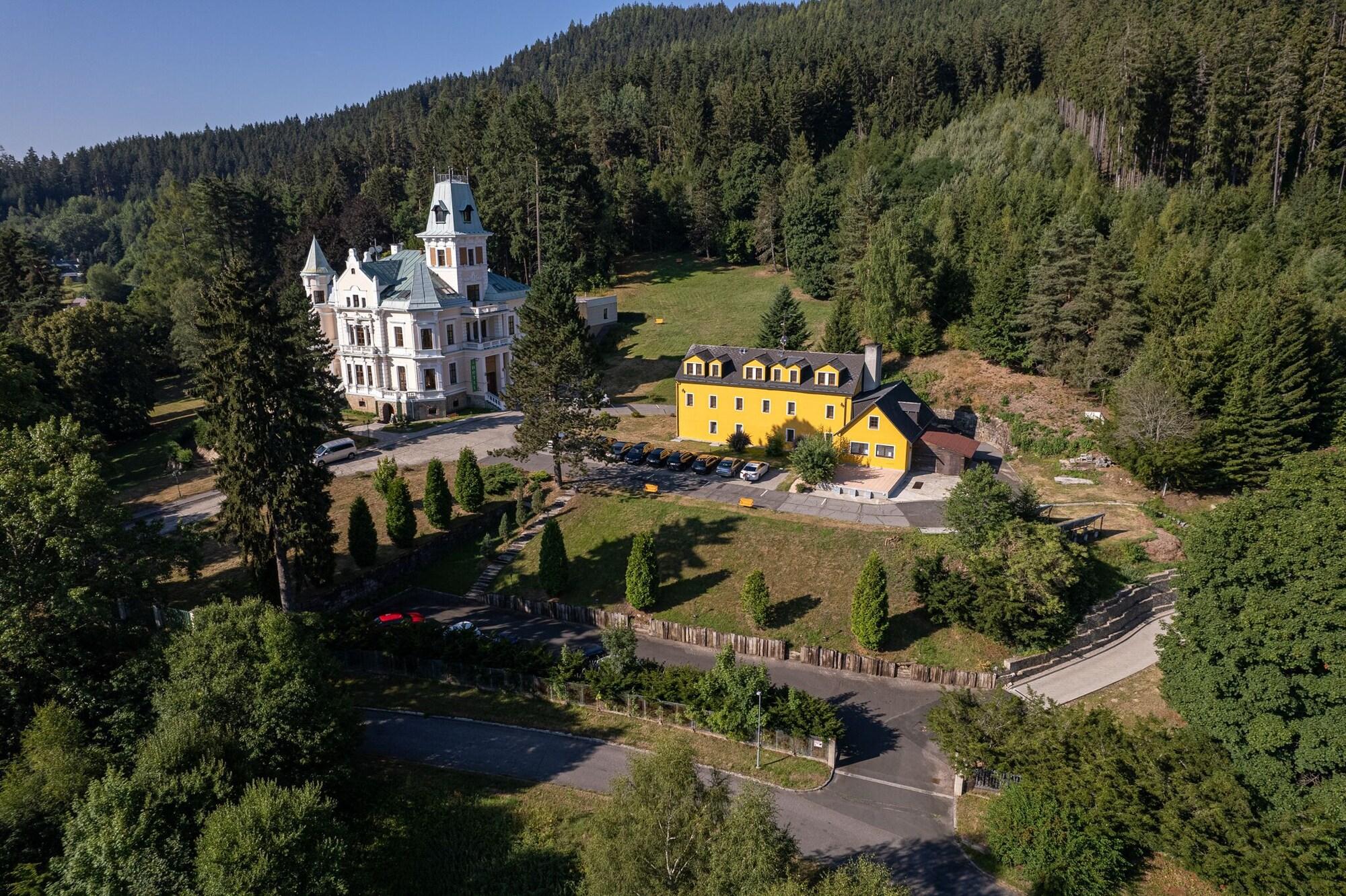 Vista Exterior Hotel Château Cihelny