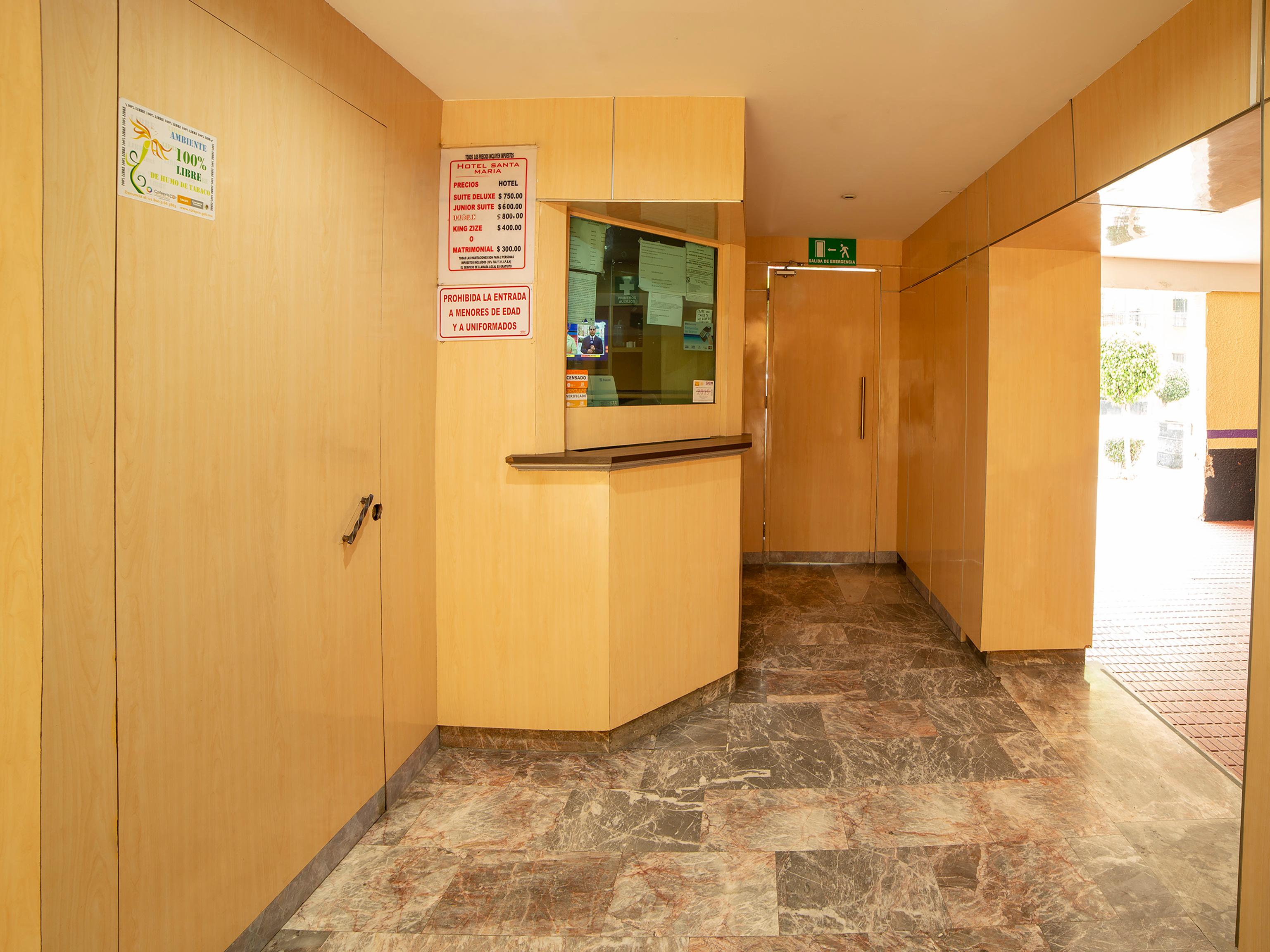 Vista Lobby Hotel Santa María