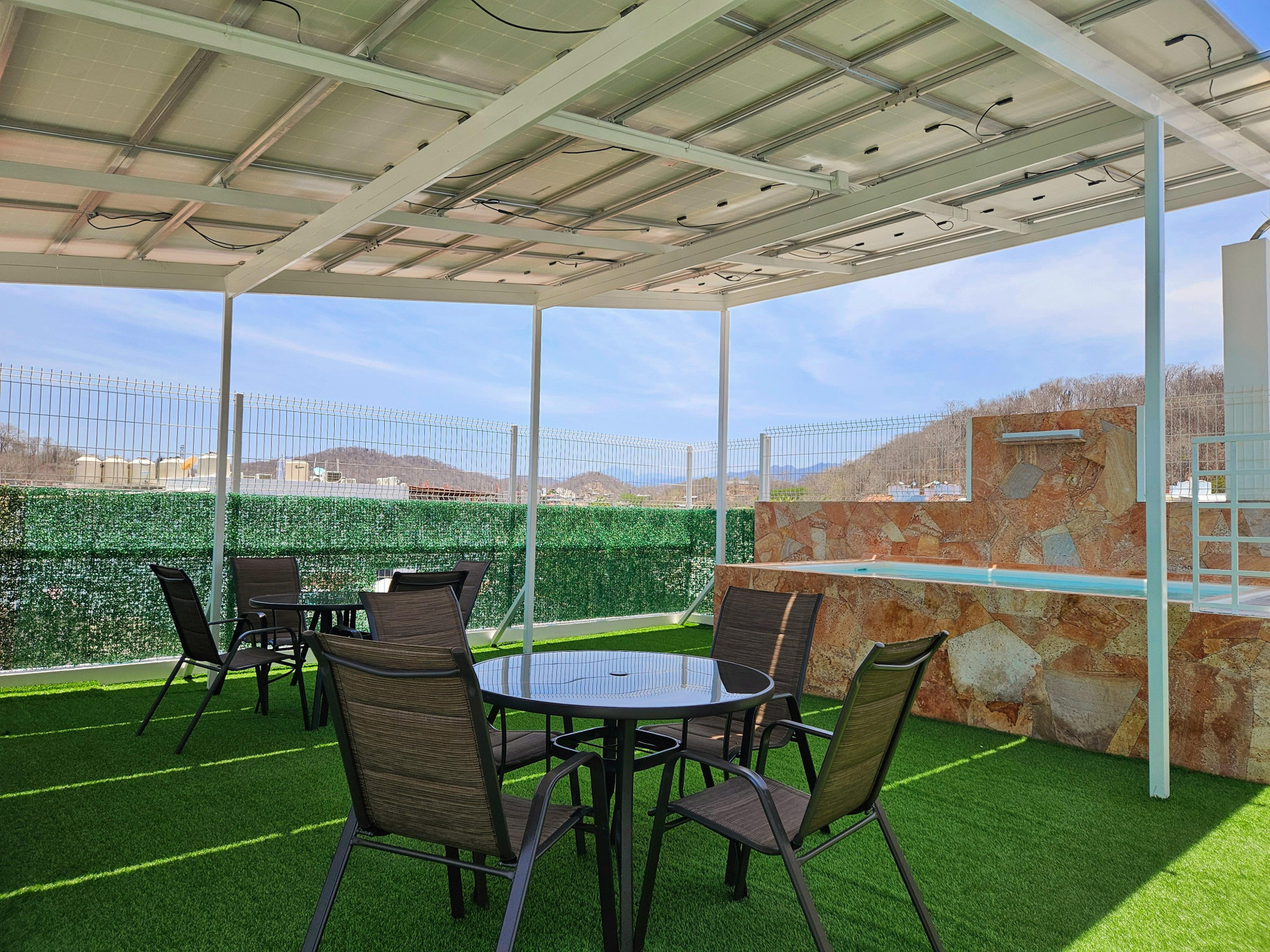 Vista Piscina Casa Xtao