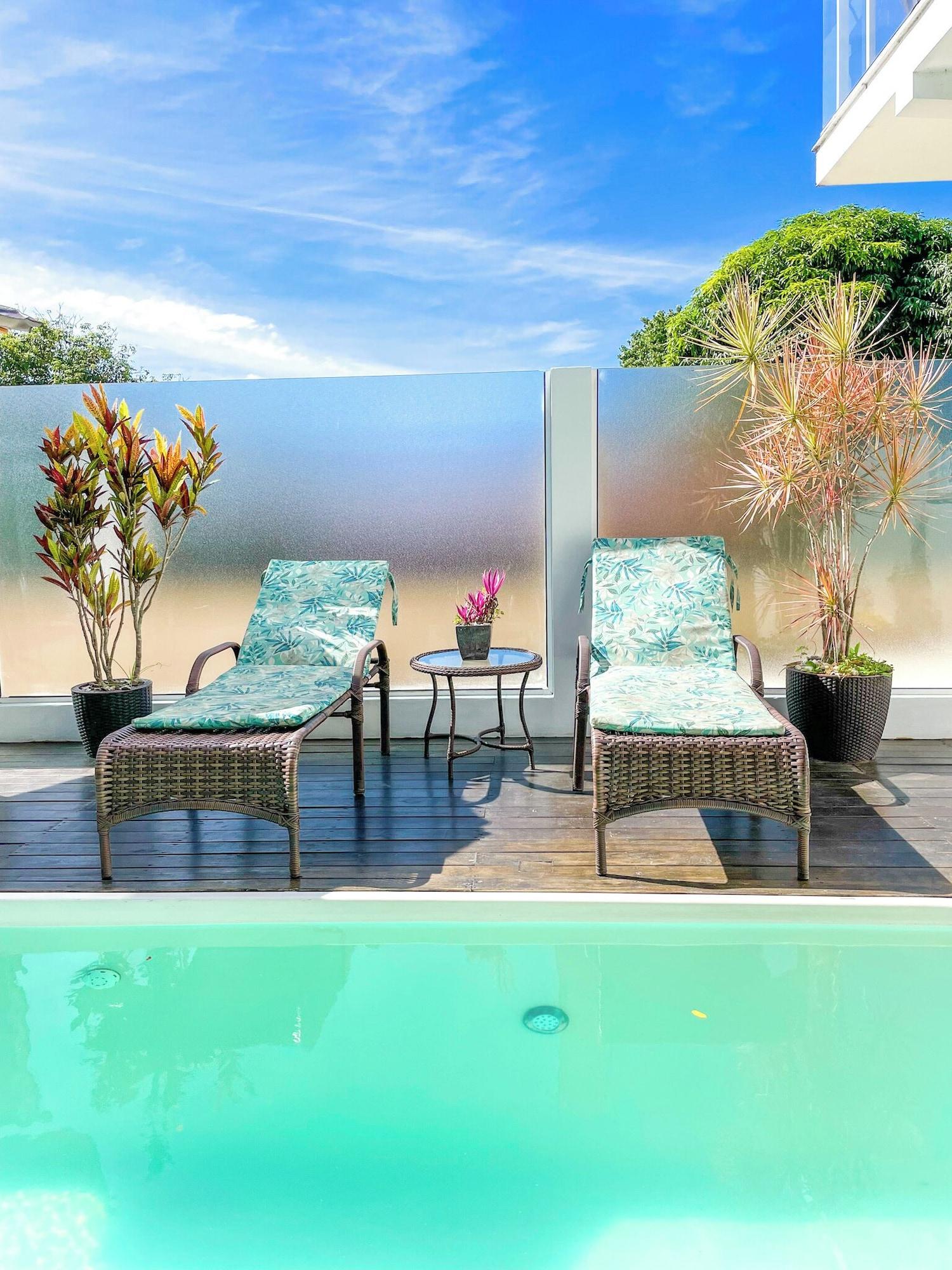 Vista Piscina La Plage Residence