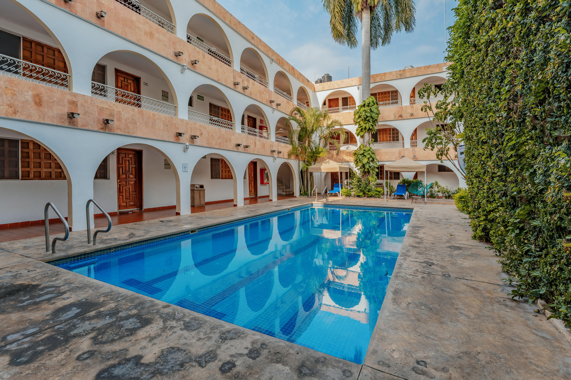 Vista Piscina Hotel Maya Yucatán
